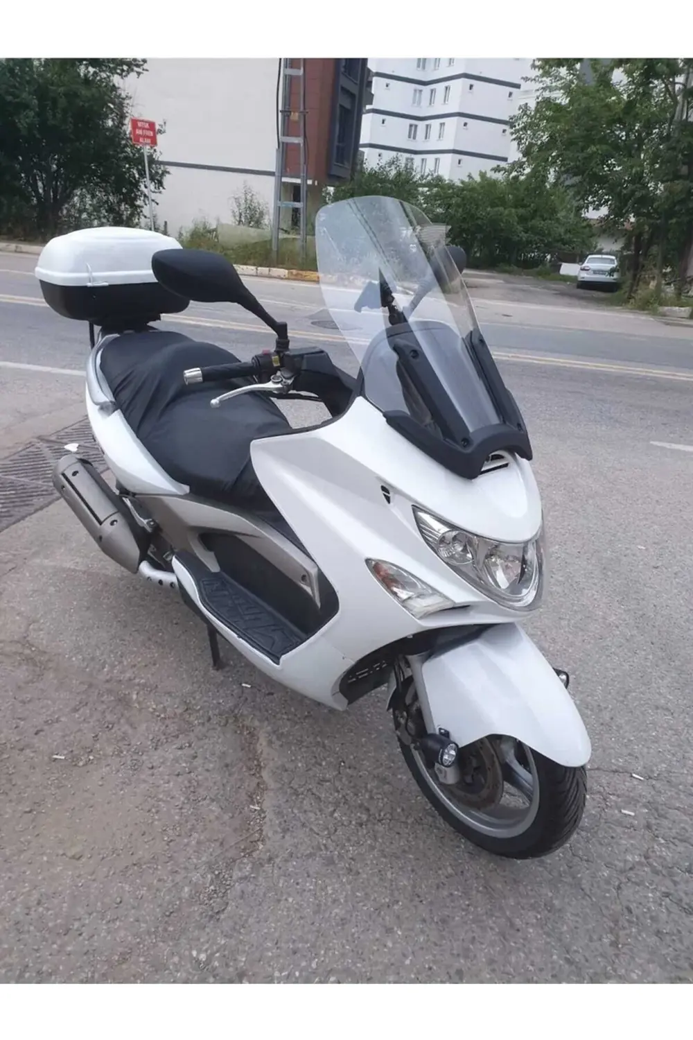 Kymco Xciting 500 İ Ön Cam 2008-2012 Model 62cm Şeffaf Renkli 4mm