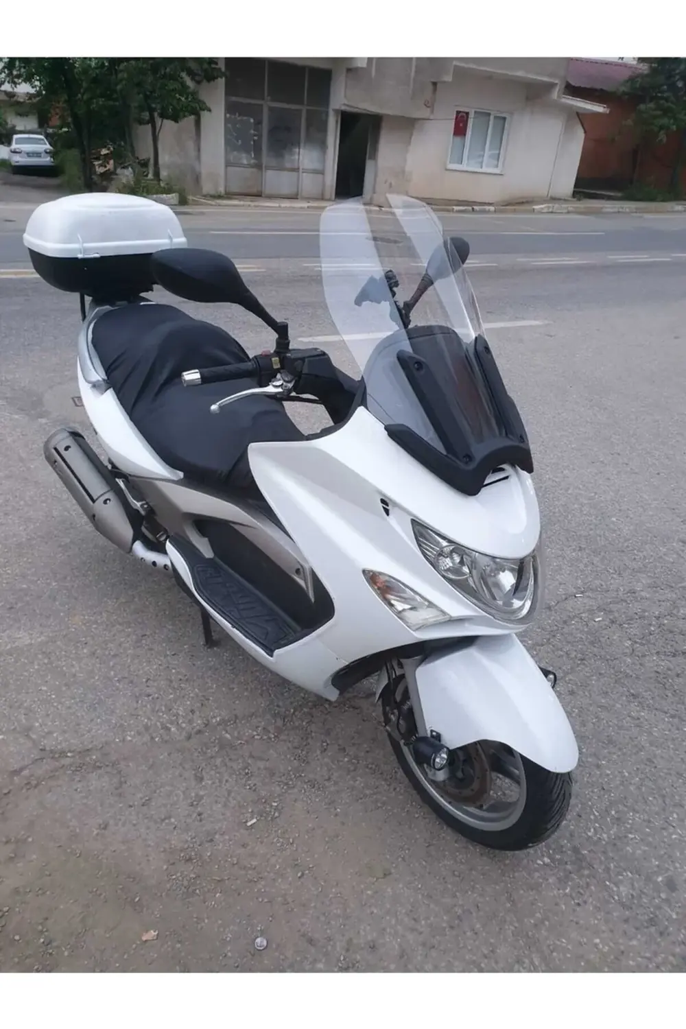 Kymco Xciting 500 İ Ön Cam 2008-2012 Model 62cm Şeffaf Renkli 4mm