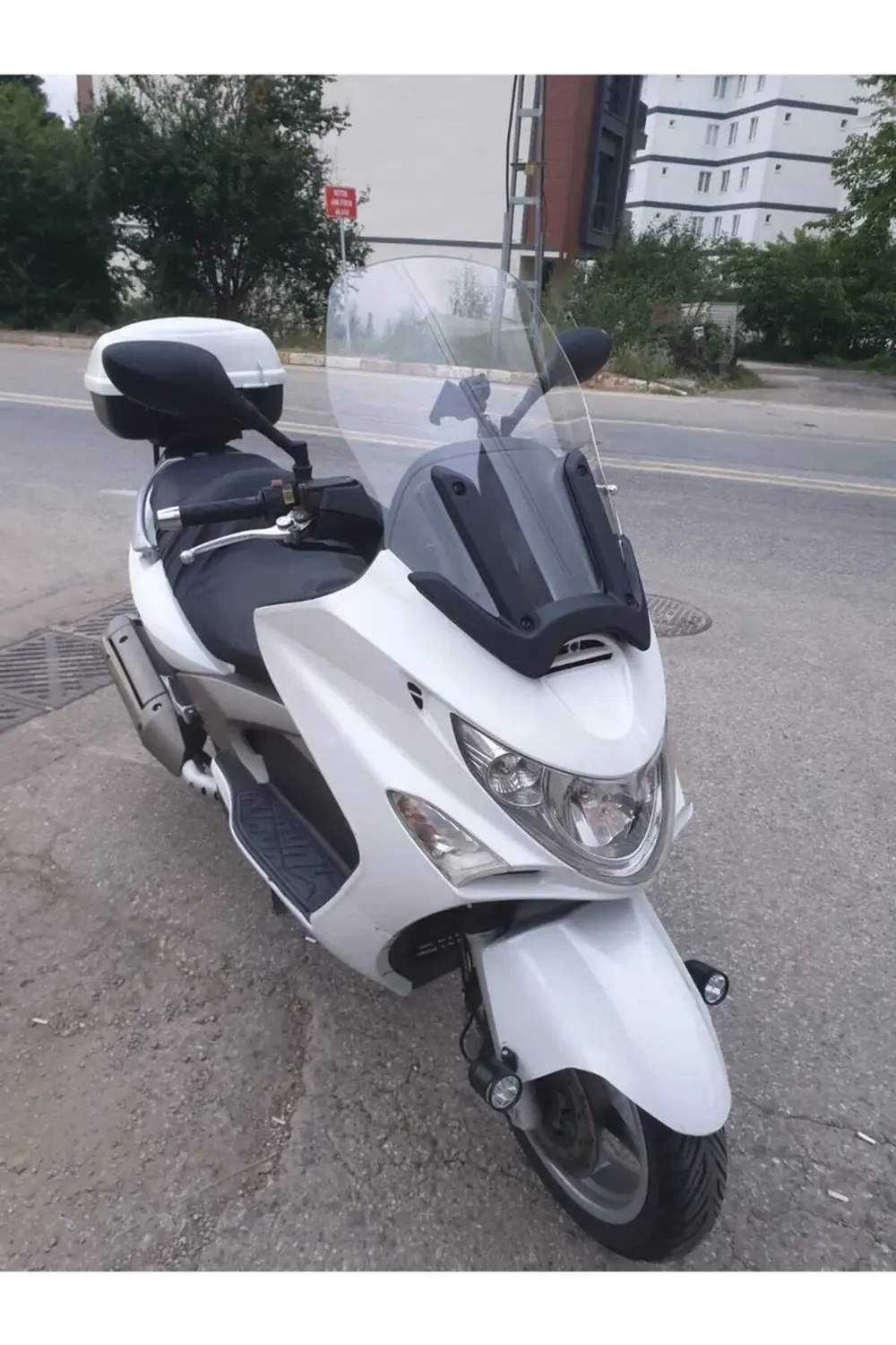Kymco Xciting 500 İ Ön Cam 2008-2012 Model 62cm Şeffaf Renkli 4mm