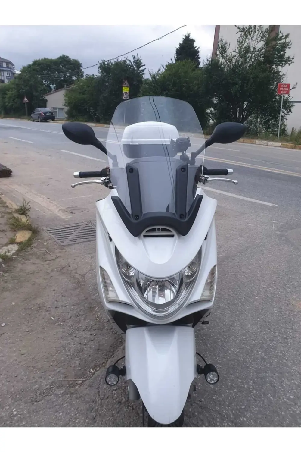 Kymco Xciting 500 İ Ön Cam 2008-2012 Model 62cm Şeffaf Renkli 4mm