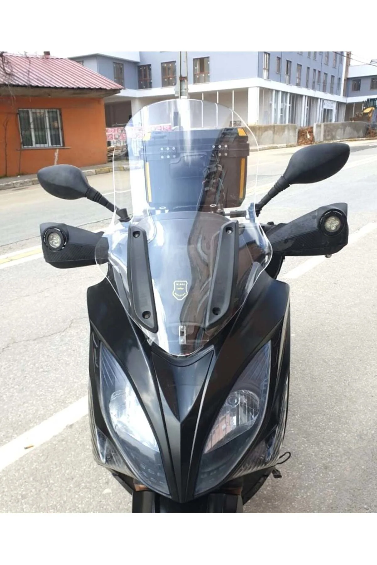 Kymco Xciting 500 R Ön Cam 2010-2011 Model 72cm Şeffaf Renkli 4mm