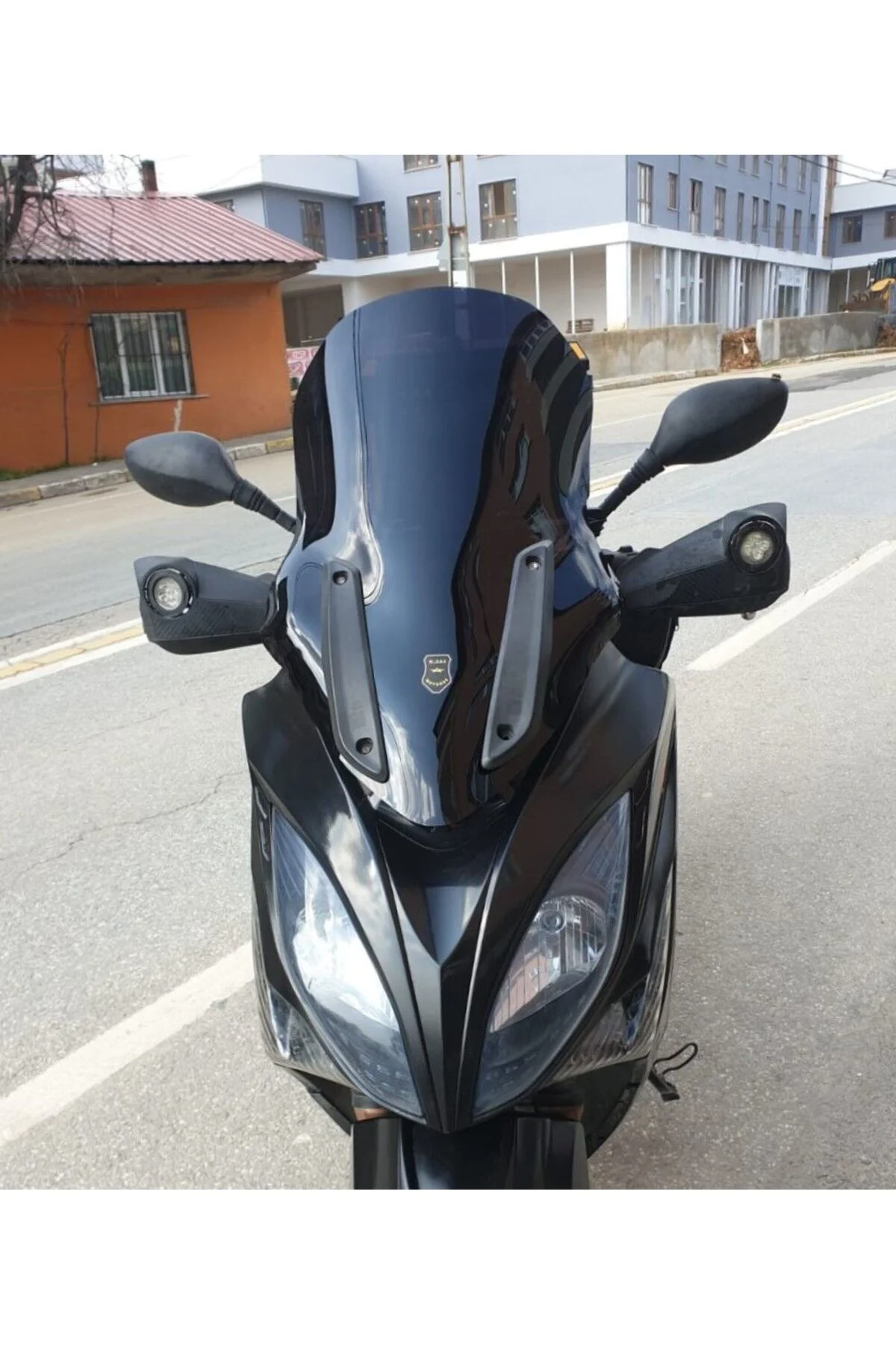 Kymco Xciting 500 R Ön Cam 2010-2011 Model 72cm Siyah Renkli 4mm 