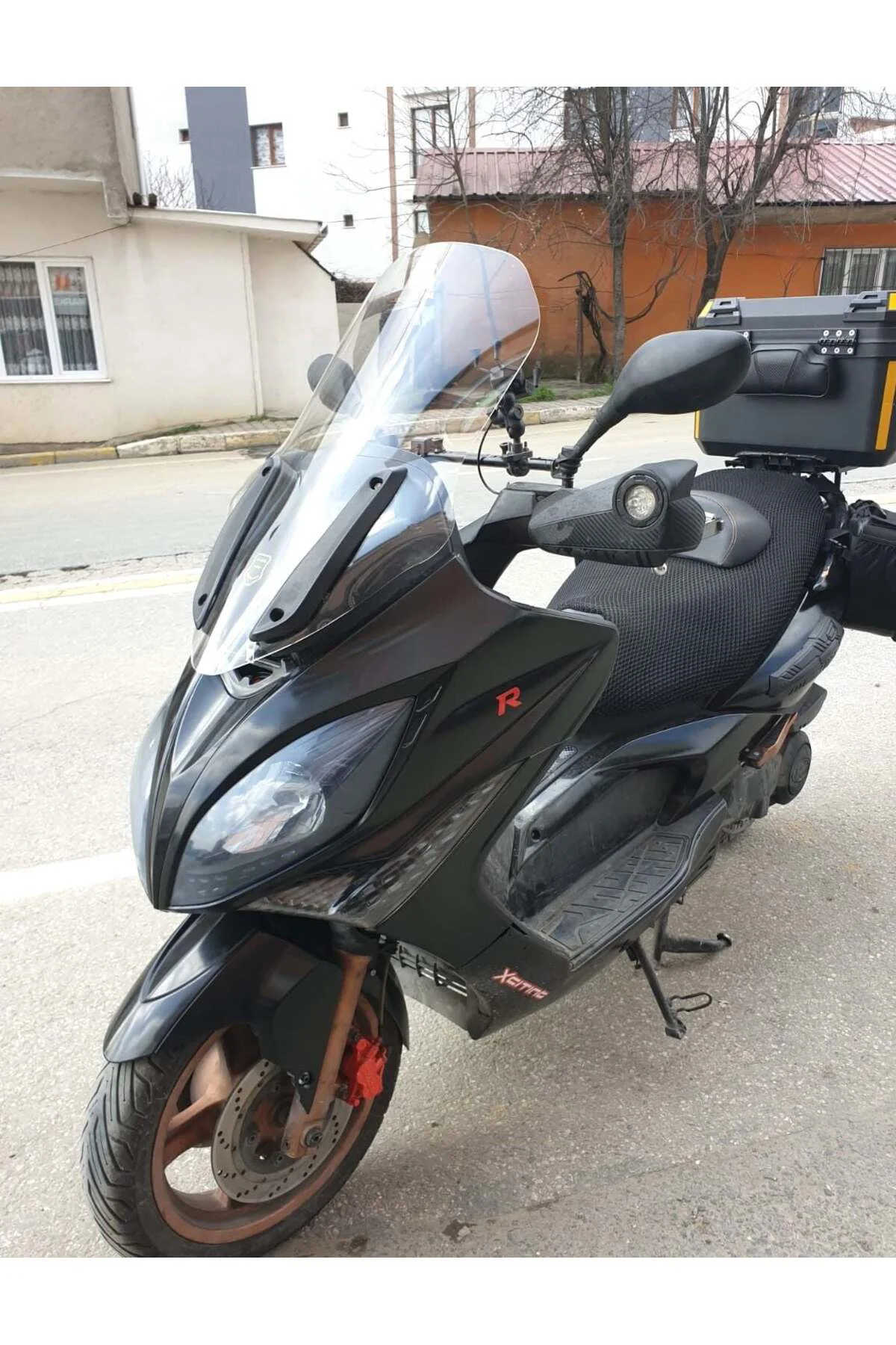 Kymco Xciting 500 R Ön Cam 2010-2011 Model 72cm Şeffaf Renkli 4mm