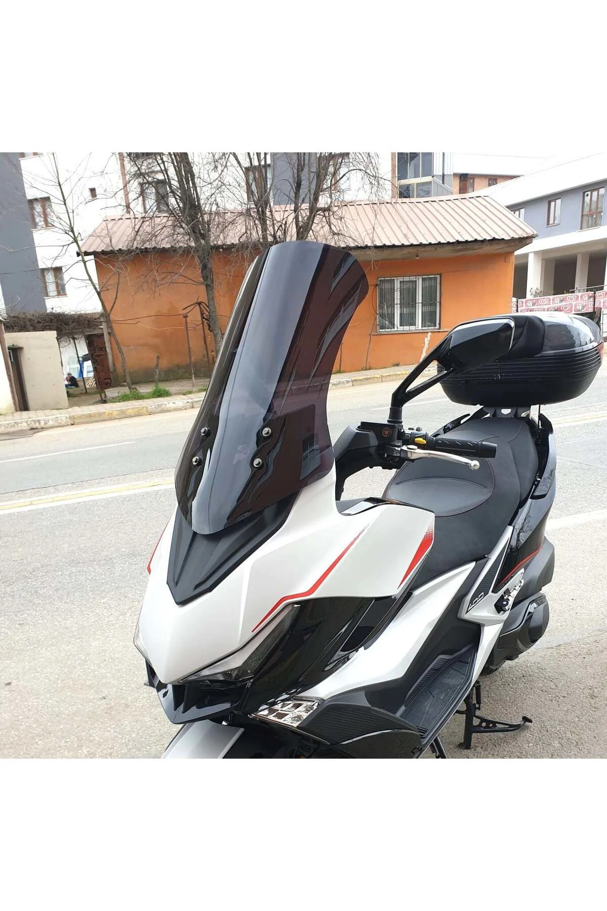 Kymco Xciting S 400 Ön Cam 2023-2026 Model 66cm Siyah Renkli 4mm