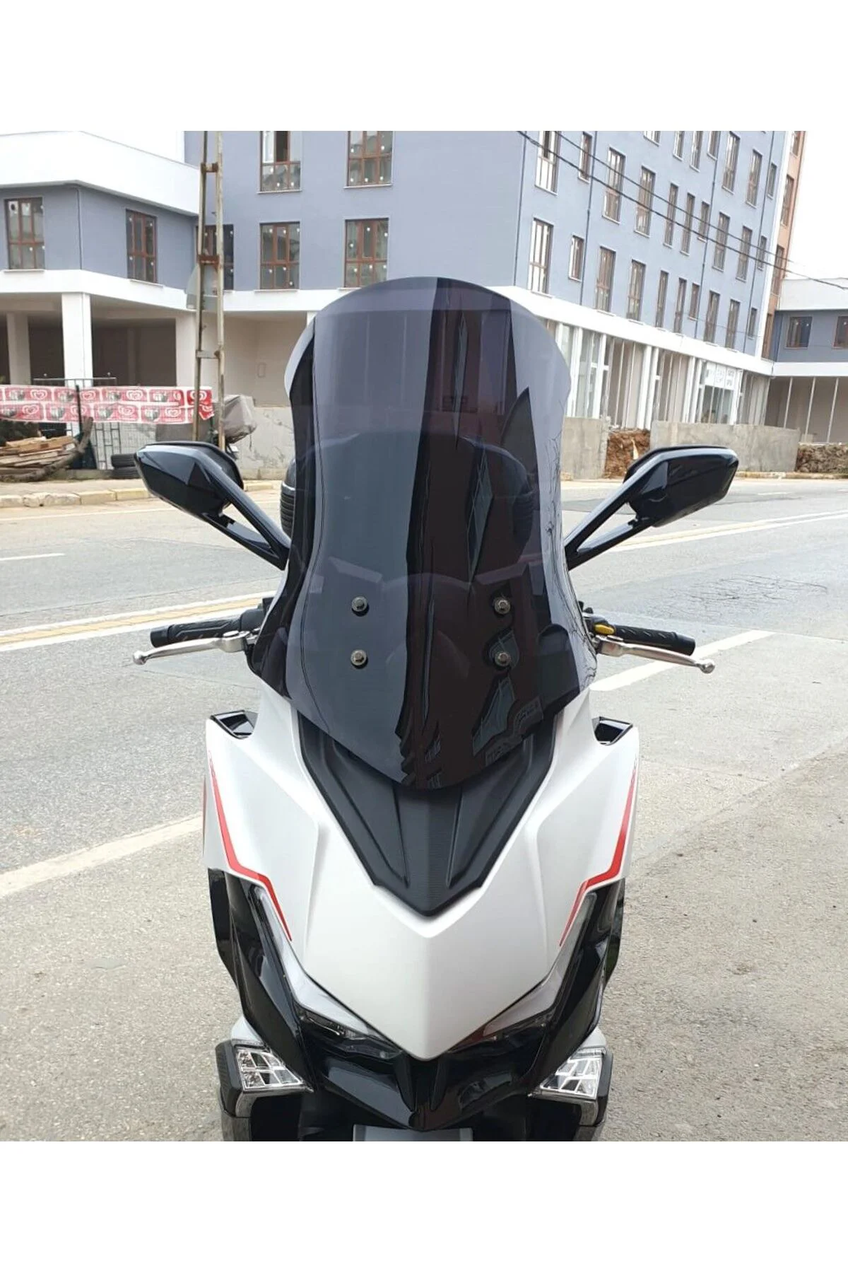 Kymco Xciting S 400 Ön Cam 2023-2026 Model 66cm Siyah Renkli 4mm