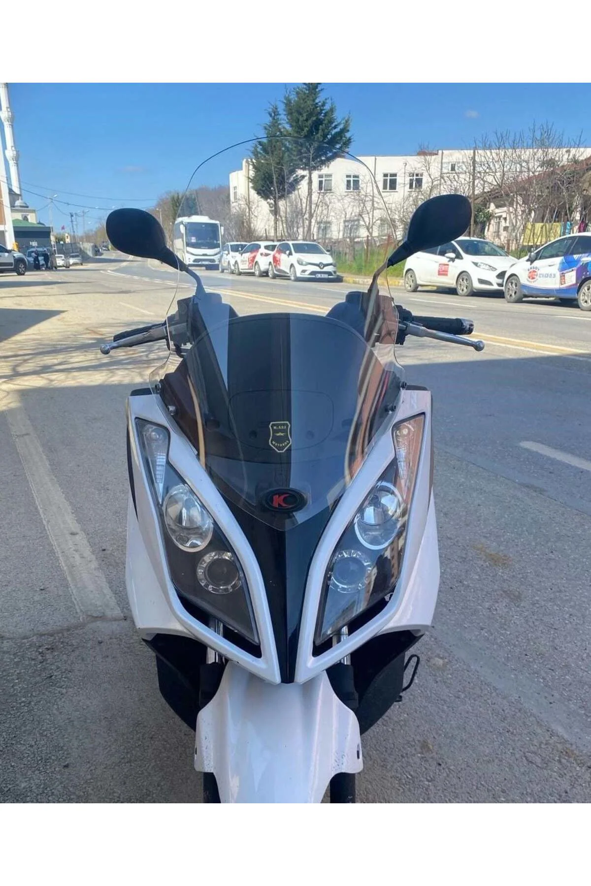 Kymco Xtown 250 İ Ön Cam 2016-2026 Model 78cm Şeffaf Renkli 4mm U