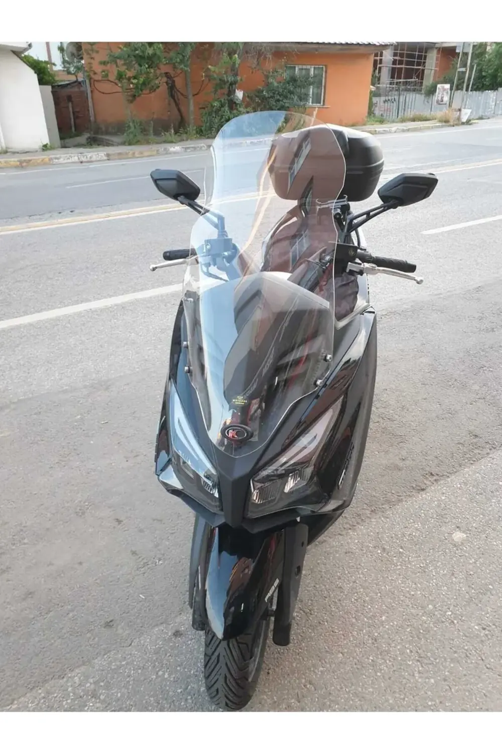 Kymco Xtown CT 250 Ön Cam 2020-2025 Model 83cm Şeffaf Renkli 4mm