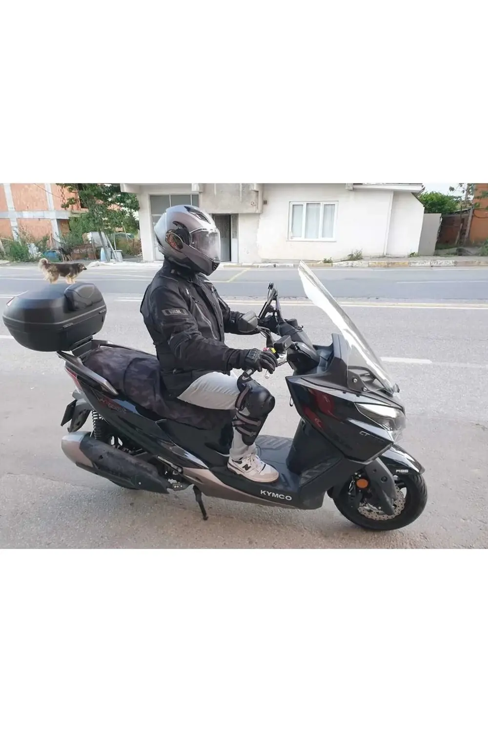 Kymco Xtown CT 250 Ön Cam 2020-2025 Model 83cm Şeffaf Renkli 4mm
