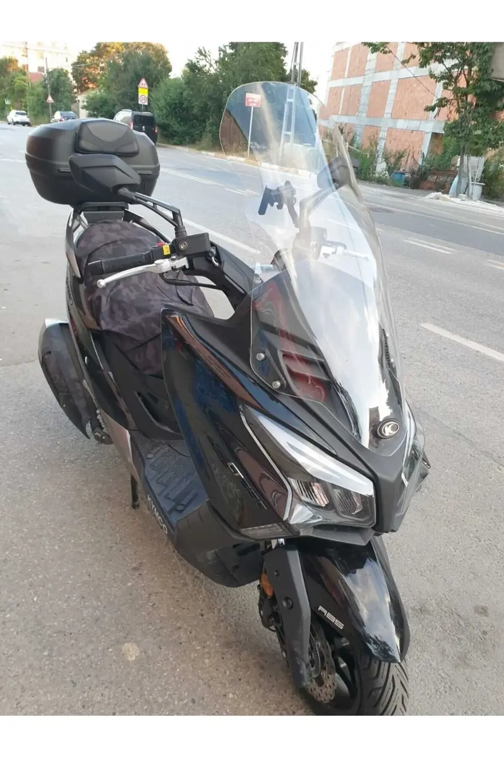 Kymco Xtown CT 250 Ön Cam 2020-2025 Model 83cm Şeffaf Renkli 4mm