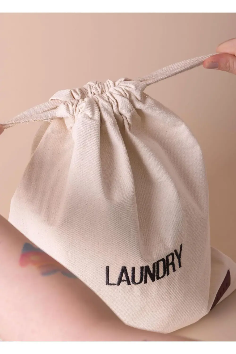 KYND Laundry Büzgülü Çanta 32x40 cm