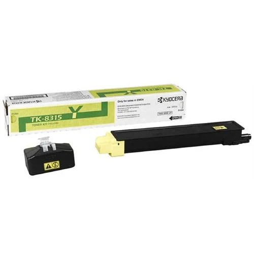 KYOCERA TK-8315Y SARI ORJİNAL TONER TASKALFA 2550Cİ KYOCERA TK-8315Y SARI ORJİNAL TONER TASKALFA 2550Cİ