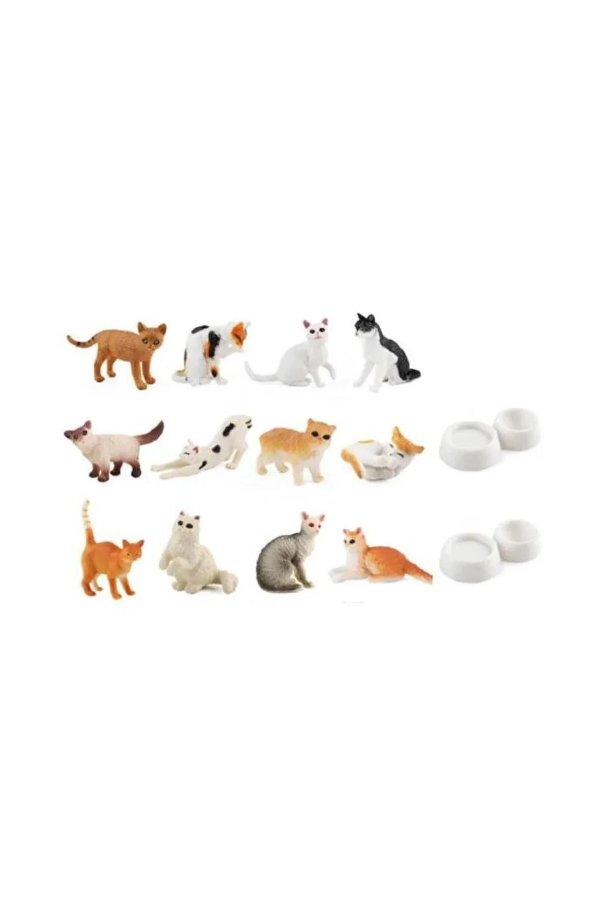 KZ956-031F KEDİ ARKDŞ.FİGÜR SET KUTULU 6PCS 2M-TÜL