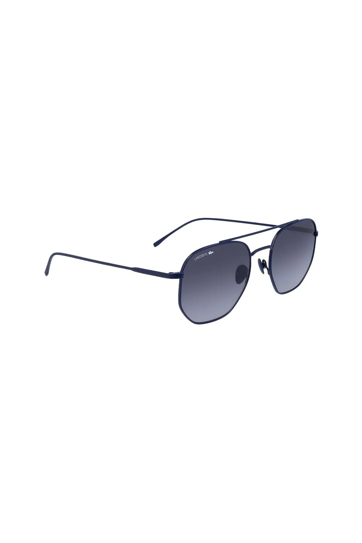 L 210S 424 54 Unisex Geometrik Lacivert Metal Güneş Gözlüğü