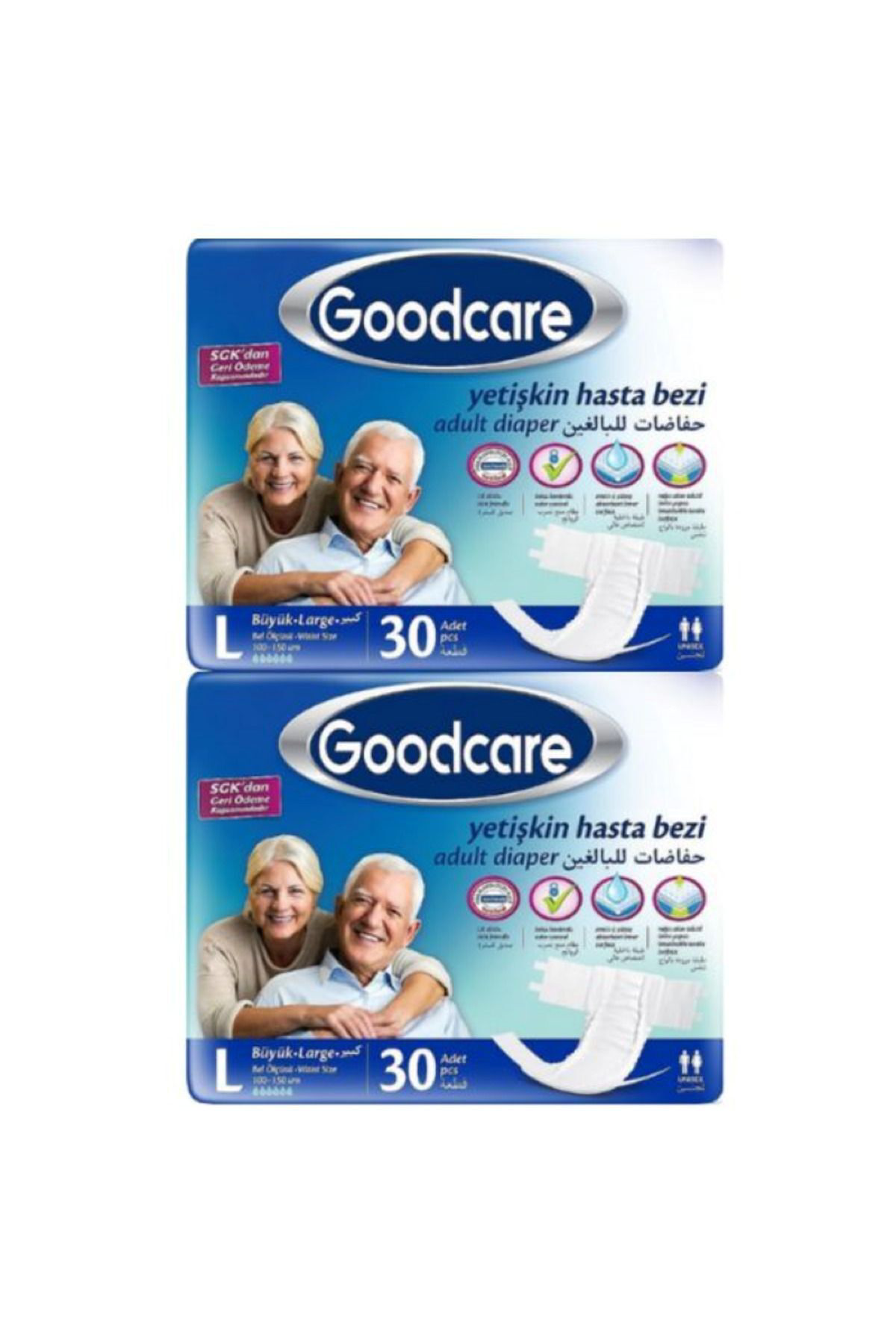 Goodcare (L) Bel Bantli Hasta Bezi 60 Adet