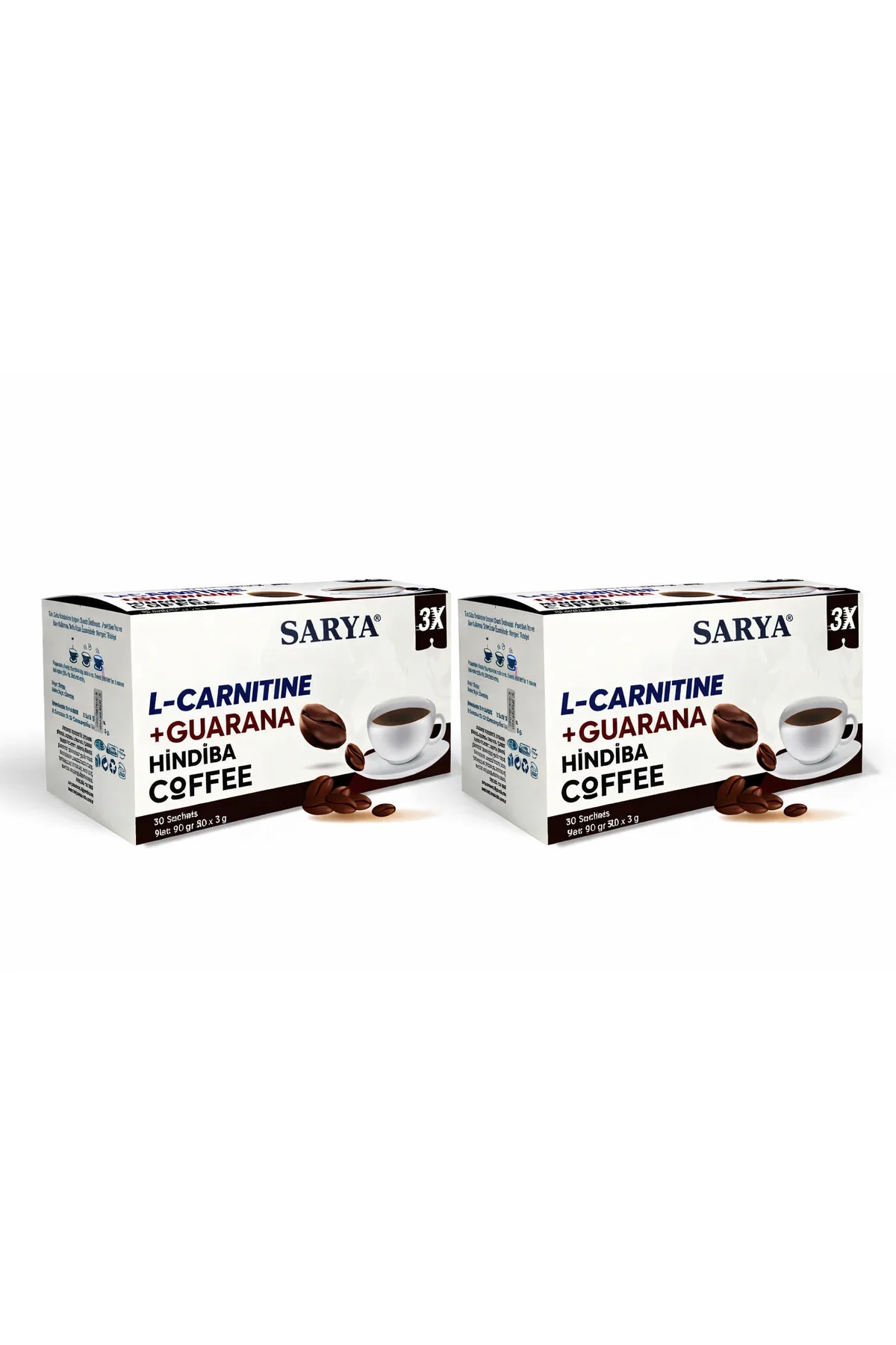 L-Carnitine + Guarana Hindiba Kahvesi 30 Saşe Tok Tutan Kahve 2’l