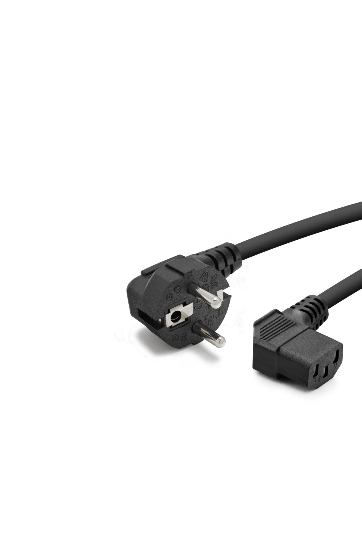 L Tip Güç Kablosu C13 1.8 M 500W Bilgisayar Ekipmanları L Tip Güç Kablosu C13 1.8 M 500W Bilgisayar Ekipmanları