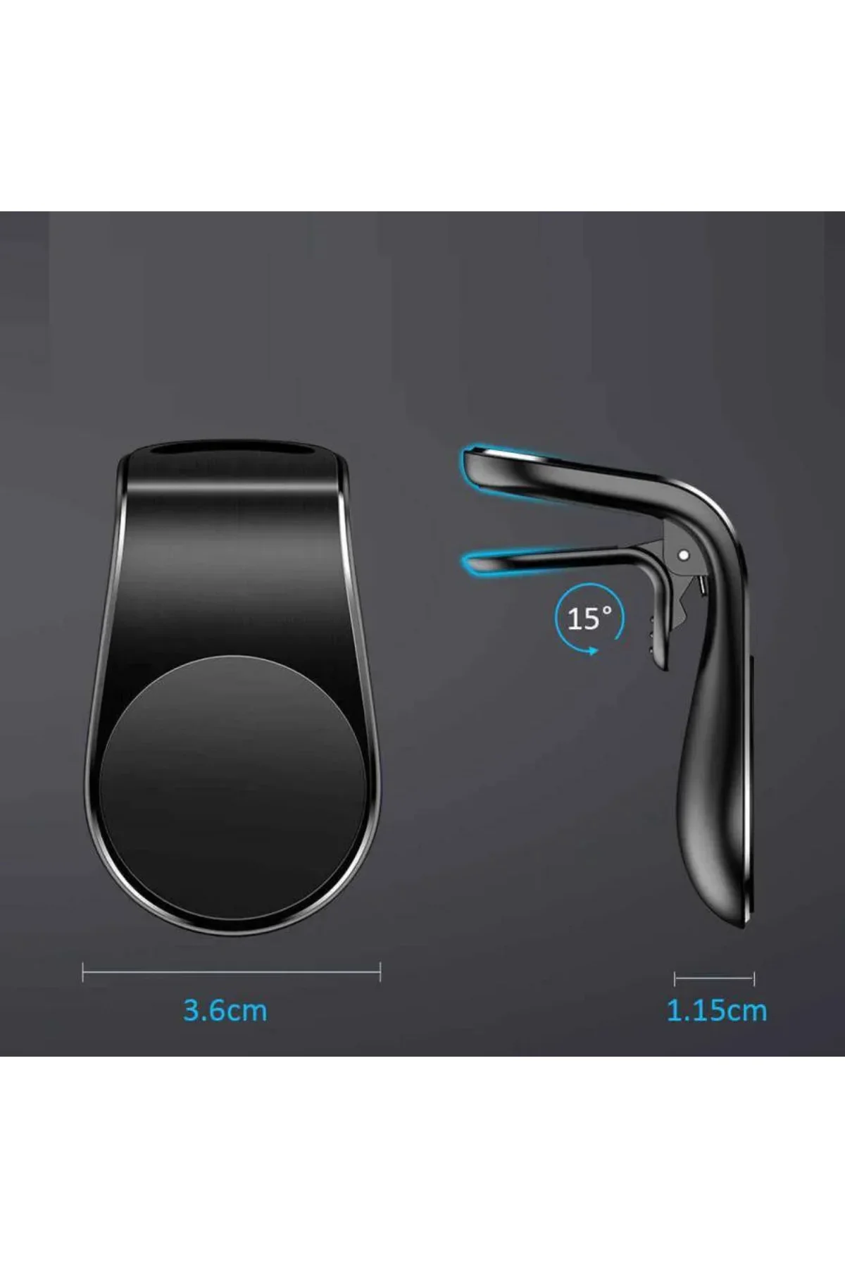 L Tipi Metal Araba Telefon Tutacağı L Tipi Metal Araba Telefon Tutacağı