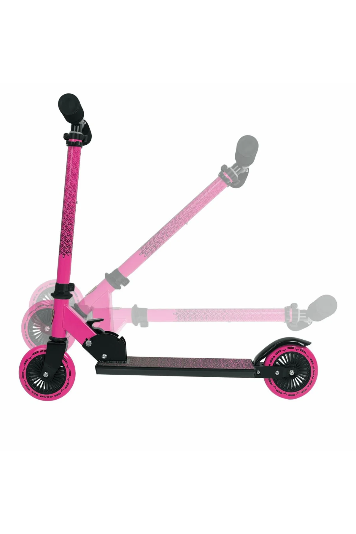 L1-P Lamborghini Lisansli Işikli Scooter Pembe