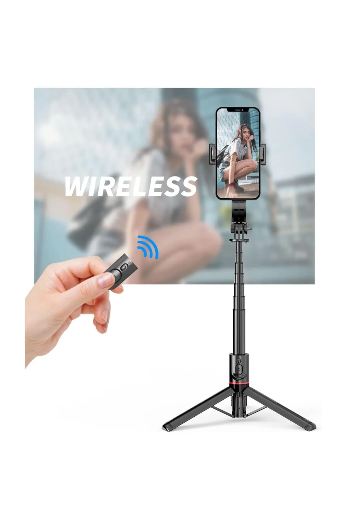 L12d Işıklı Selfie Çubuğu Uzaktan Kumandalı 116 Cm Tripod Özçekim L12d Işıklı Selfie Çubuğu Uzaktan Kumandalı 116 Cm Tripod Özçekim