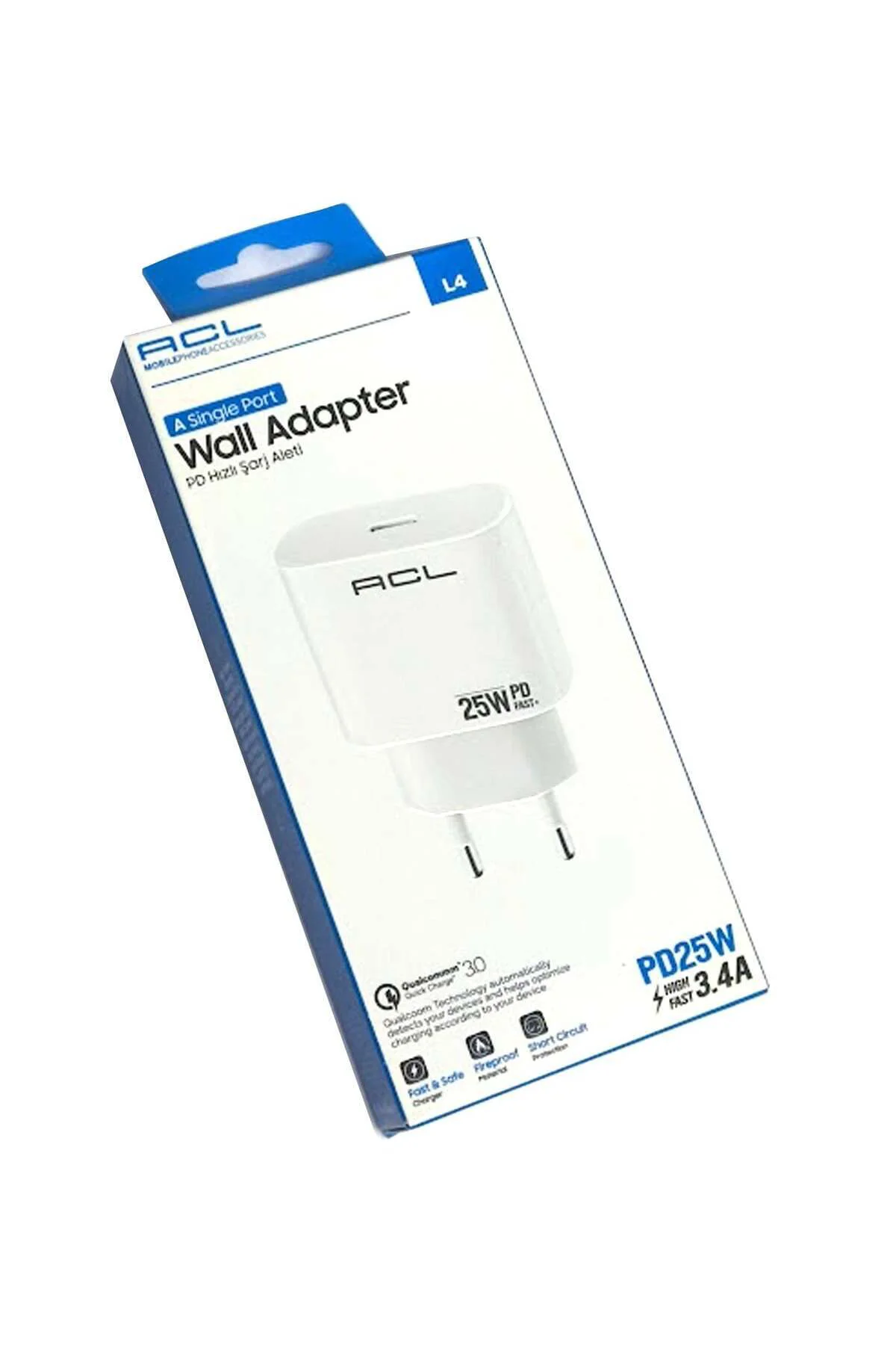 L4 PD 25W USB-C Girişli Şarj Başlığı