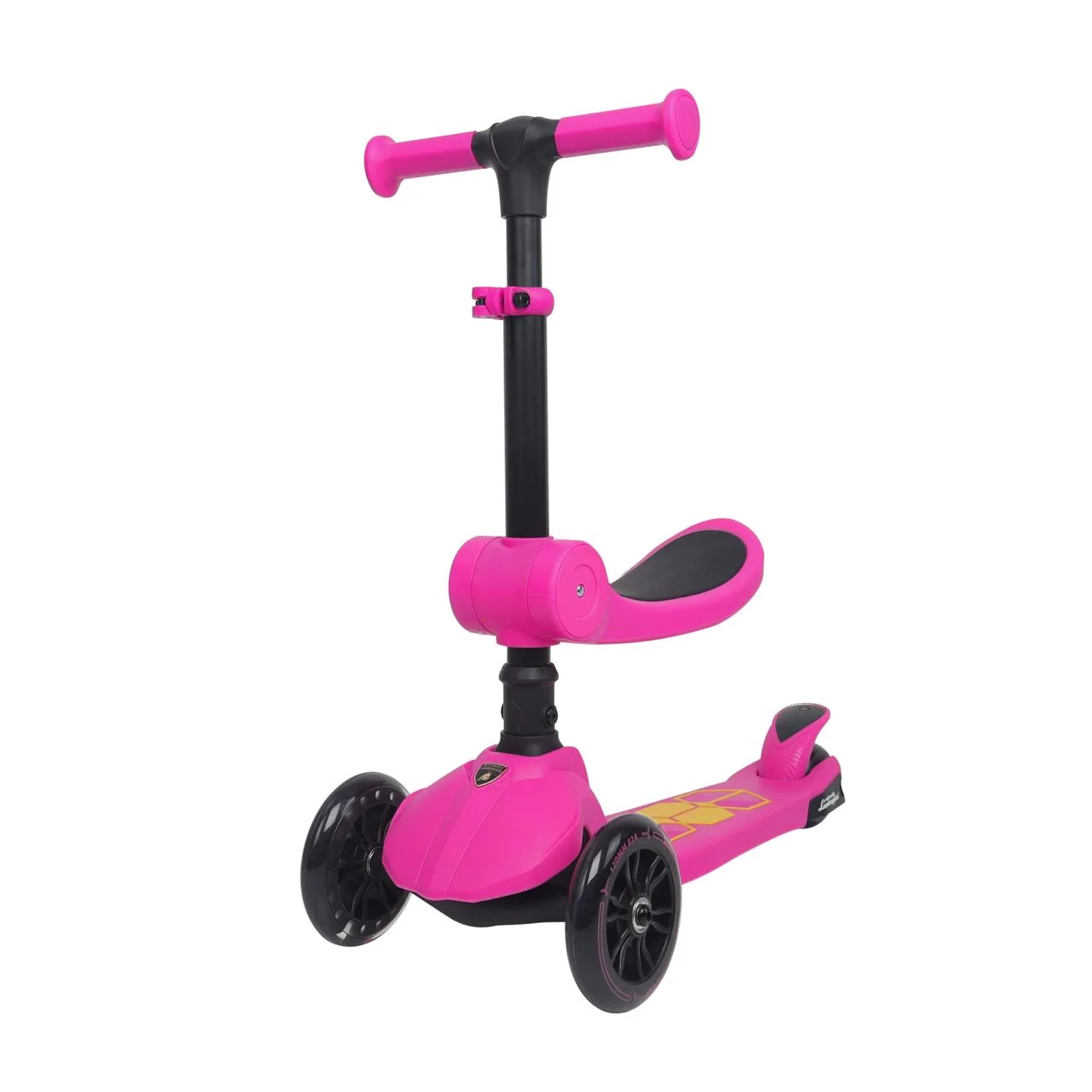 L52IN1-P LAMBORGHİNİ LİSANSLI KATLANIR OTURAKLI IŞIKLI SCOOTER PEMBE Fiyatı, Yorumları ve Özellikleri