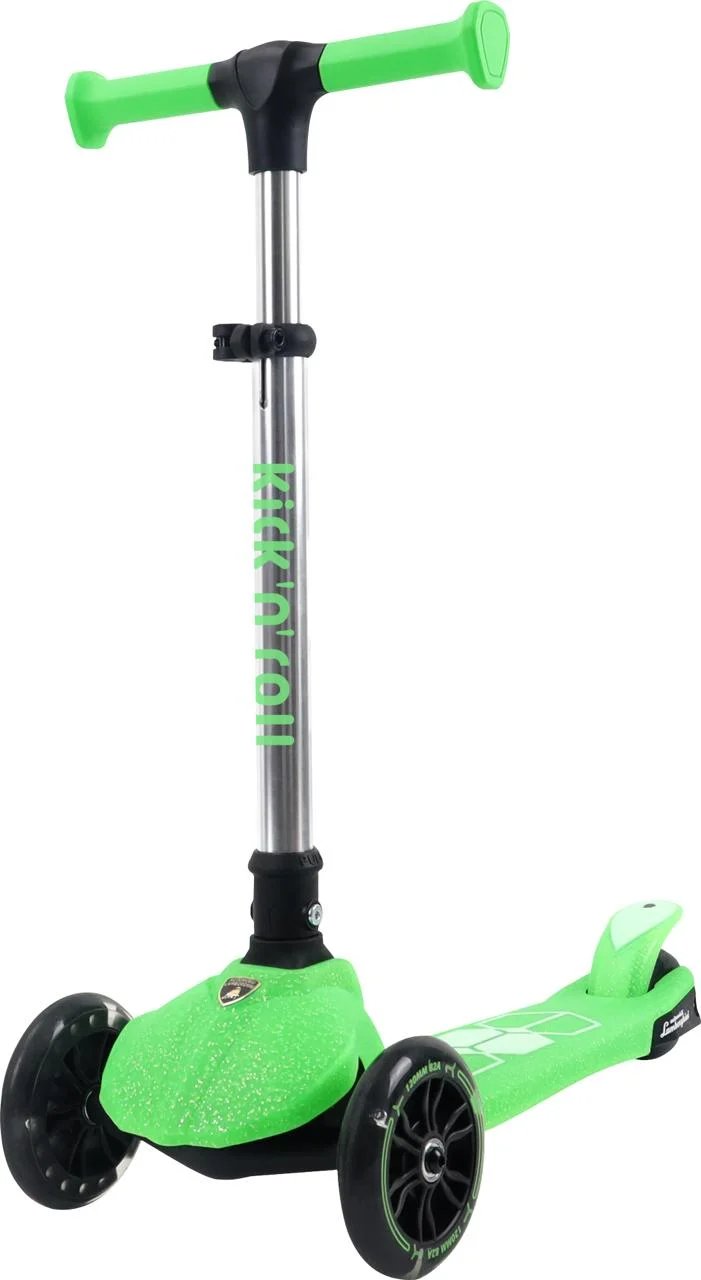 L5JELLY-G LAMBORGHİNİ LİSANSLI PARILTI IŞIKLI SCOOTER YEŞİL Fiyatı, Yorumları ve Özellikleri