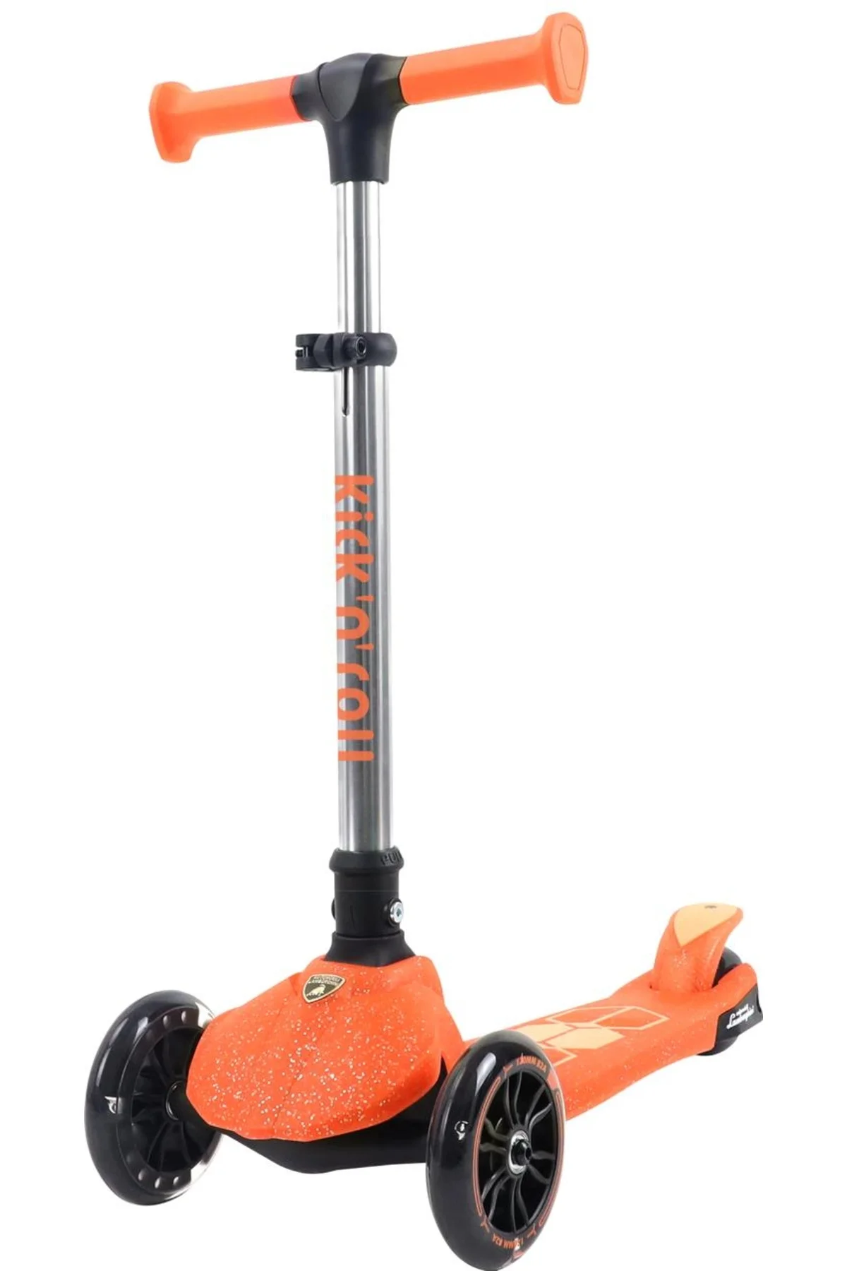 L5JELLY-O LAMBORGHİNİ LİSANSLI PARILTI IŞIKLI SCOOTER TURUNCU