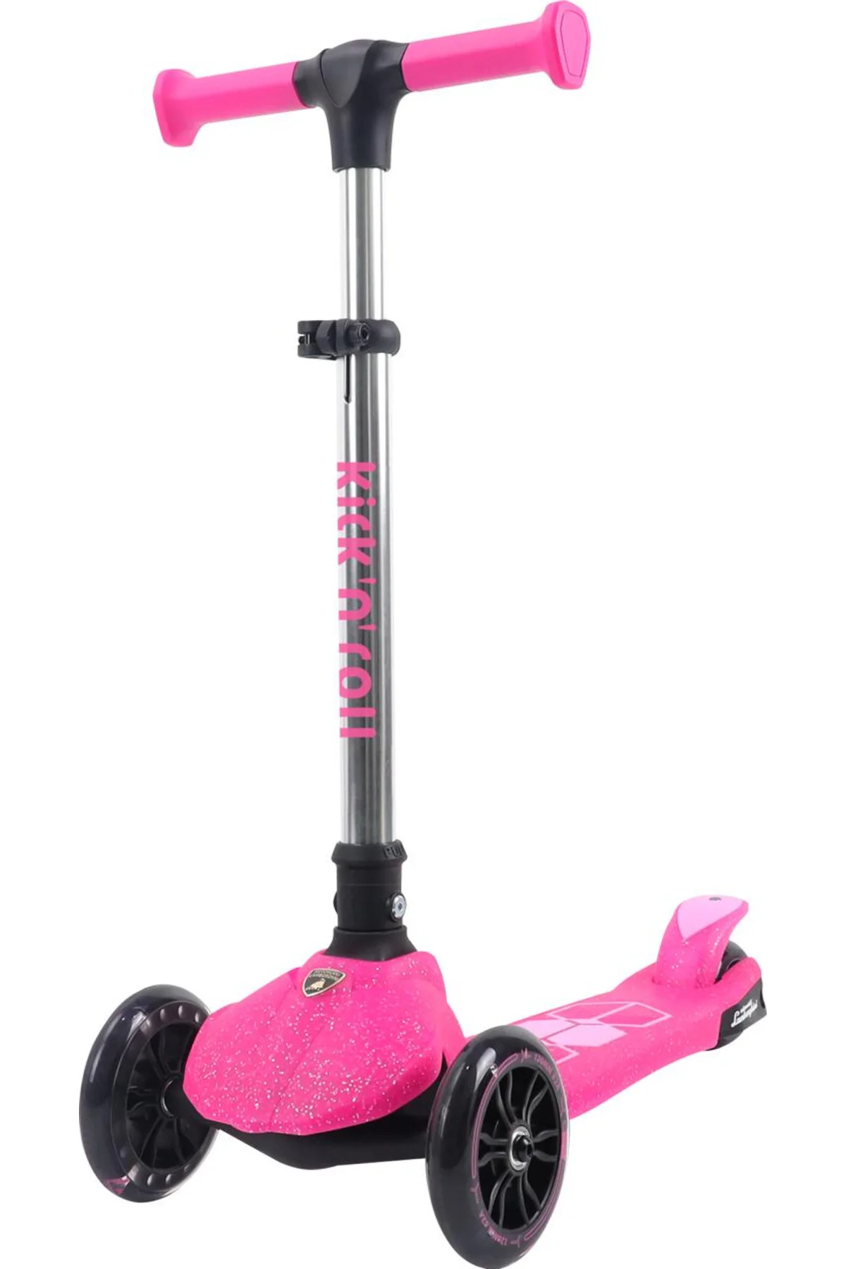 L5Jelly-P Lamborghini Lisansli Parilti Işikli Scooter Pembe