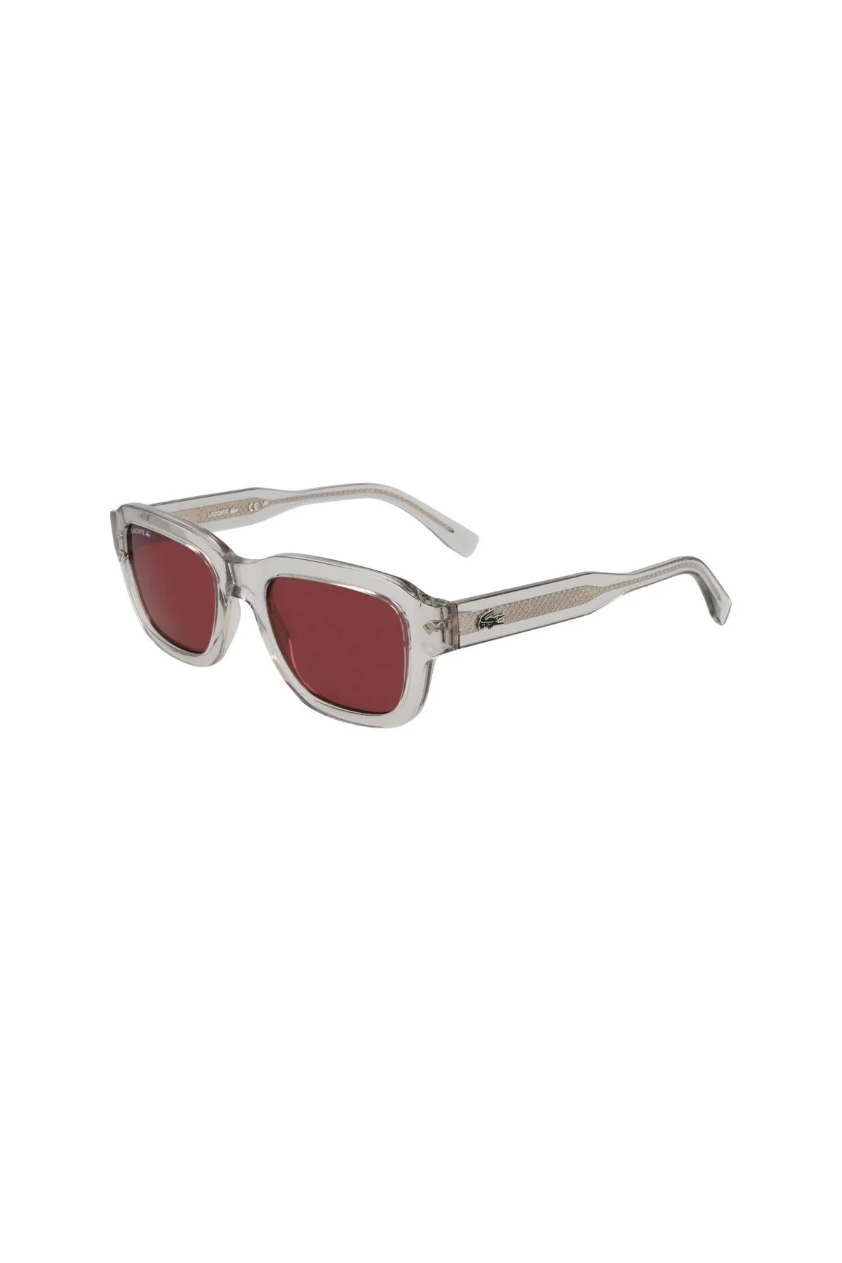 L6048S 038 51 Unisex Kare Şeffaf Kemik Güneş Gözlüğü