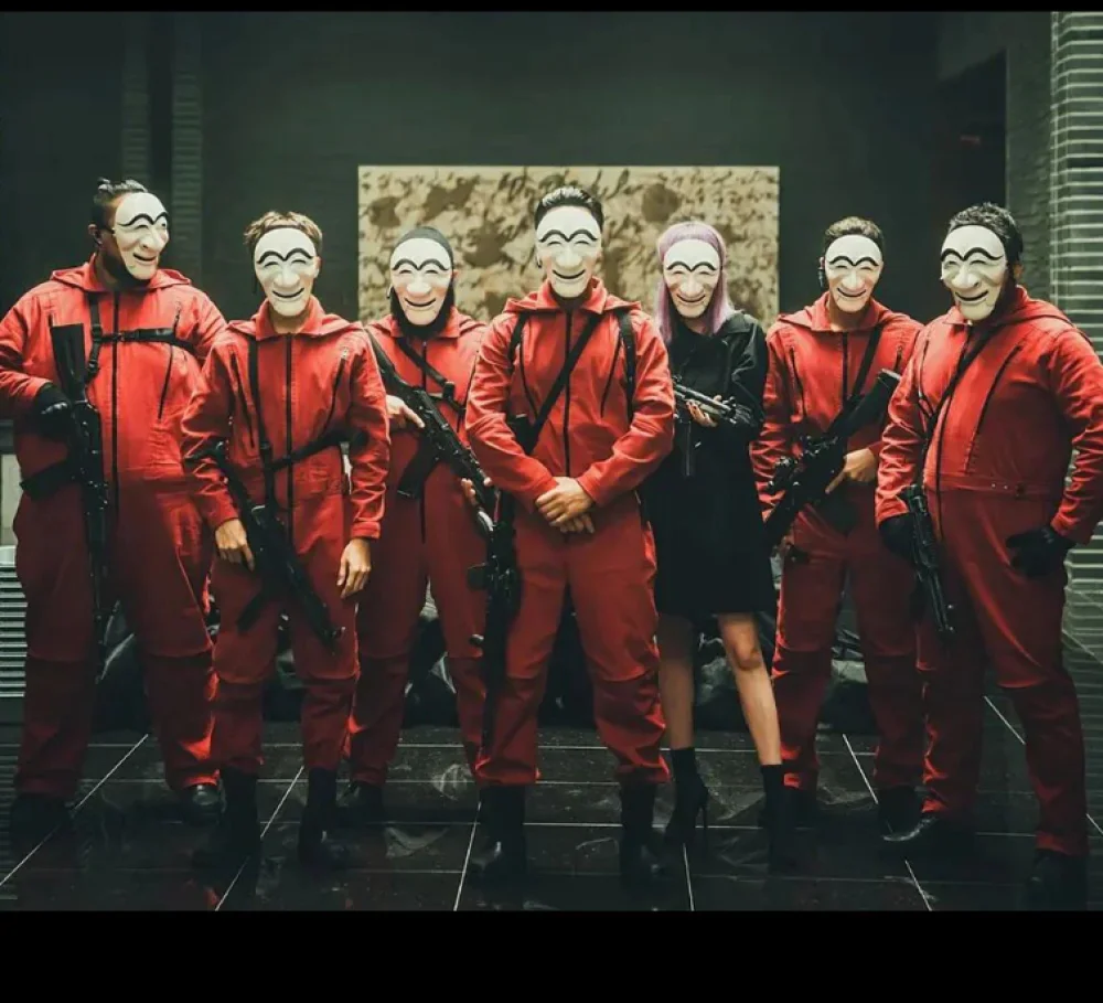 La Casa De Papel Kore Mask - Para Heist Maskesi - Dali Maskesi La Casa De Papel Kore Mask - Para Heist Maskesi - Dali Maskesi