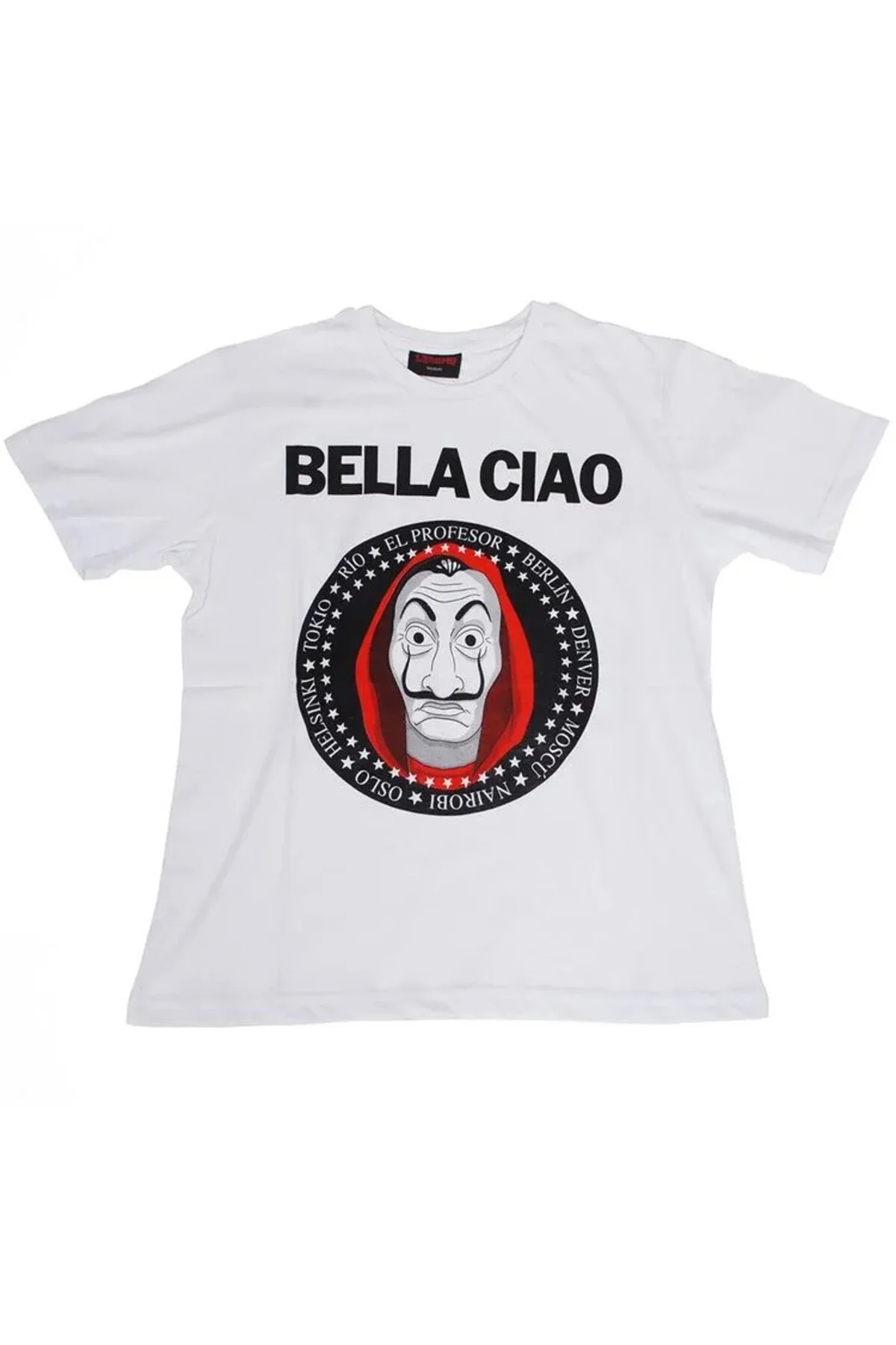 La Casa Del Papel Bella Ciao Tişört Beyaz