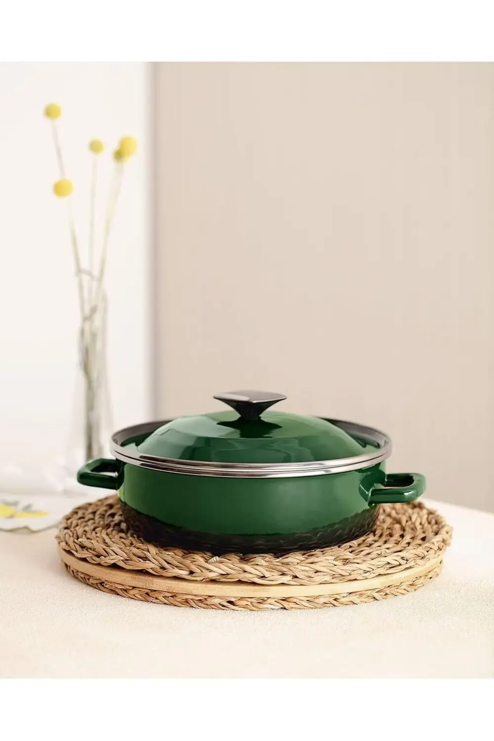 La Garde Kısa Tencere Yeşil 24 Cm 395519