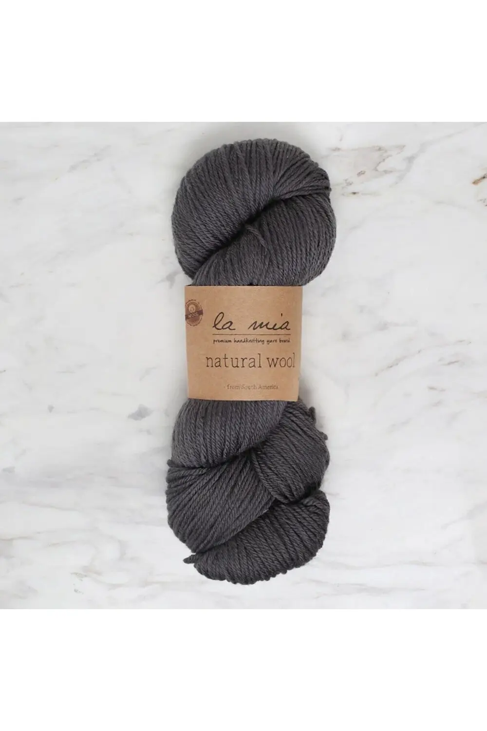 La Mia Natural Wool Antrasit El Örgü İpi - L900 - 34397