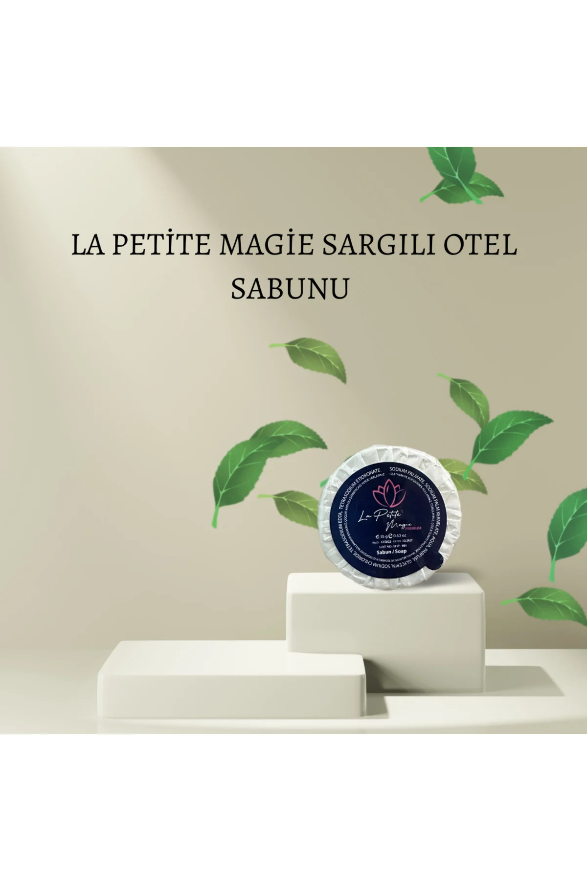 LA PETİTE MAGİE OTEL TİPİ SARGILI SABUN 15gr (100 adet)