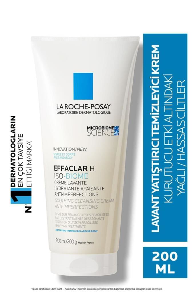La Roche Posay  Effaclar H İso-Biome Creme Lavante 200 Ml
