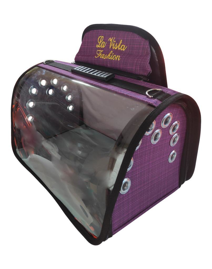 La Vista  Jumbo Tomris Kedi, Küçük Köpek Sırt Taşıma Çantası Mor 5