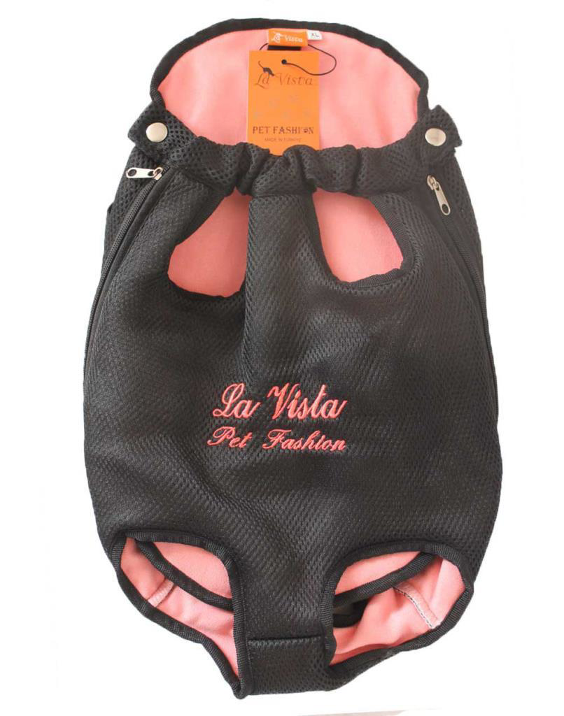 La Vista Kedi Köpek Ana Kucağı Small 4-6 Kg Kadar Uygun Siyah