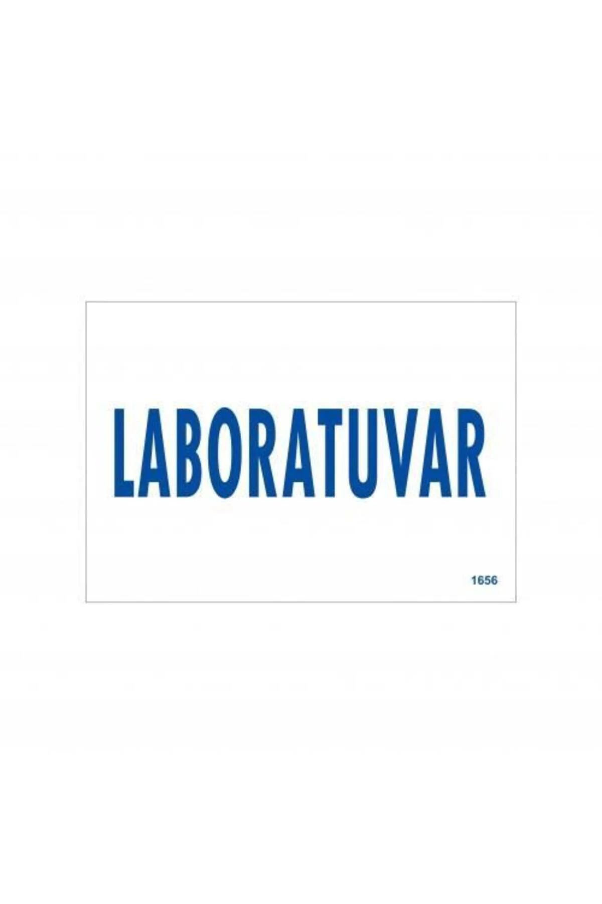Laboratuvar Uyarı Levhası 17,5x25 KOD:1656
