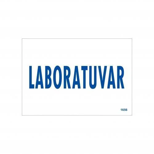 Laboratuvar Uyarı Levhası 17,5x25 KOD:1656 Fiyatı, Yorumları ve Özellikleri