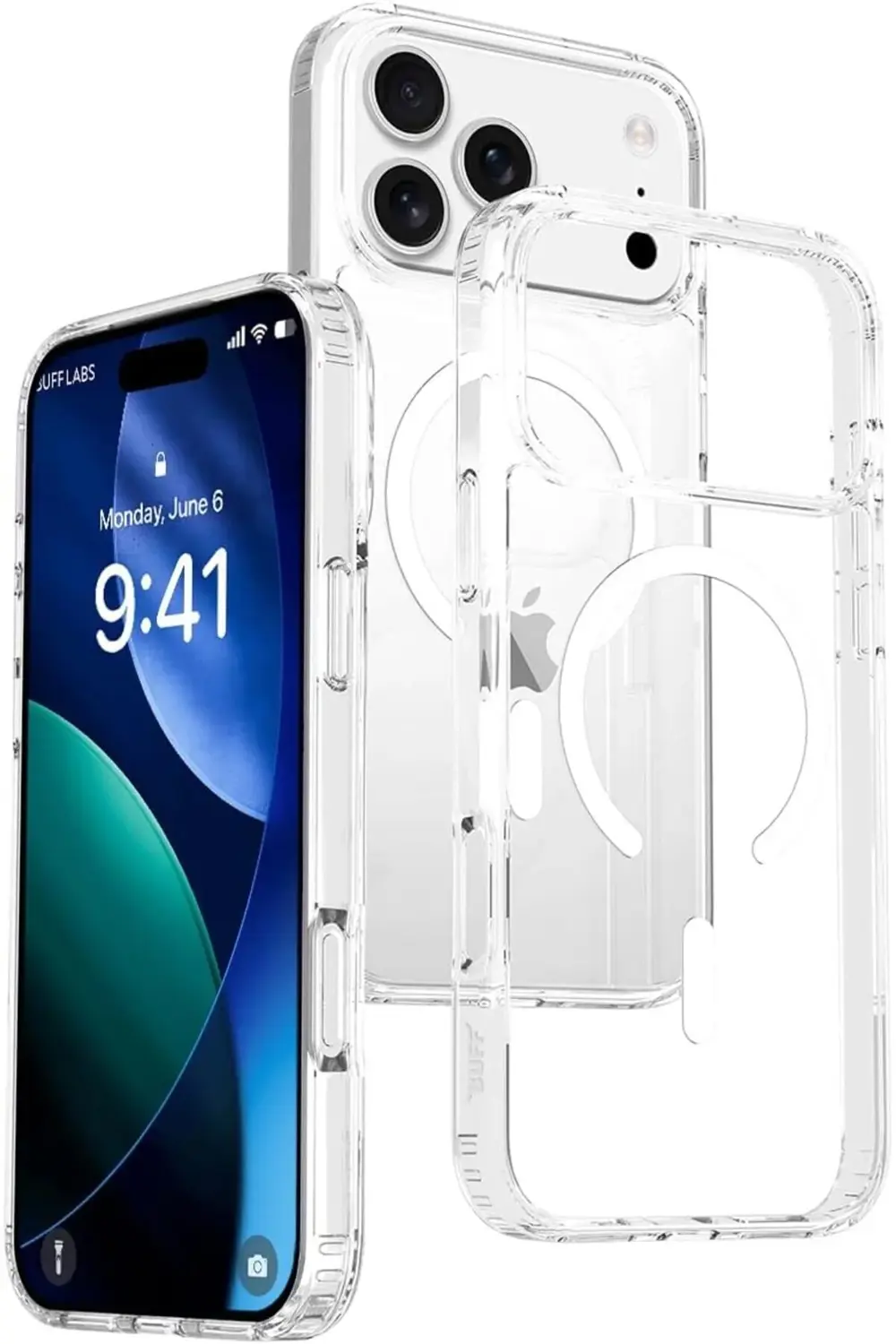 LABS Kablosuz Şarj Uyumlu Air Hybrid Şeffaf Kılıf, Darbe Emici TP