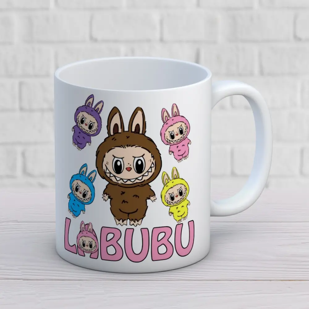 Labubu Baskılı Hediyelik Kupa Mod1 Labubu Baskılı Hediyelik Kupa Mod1