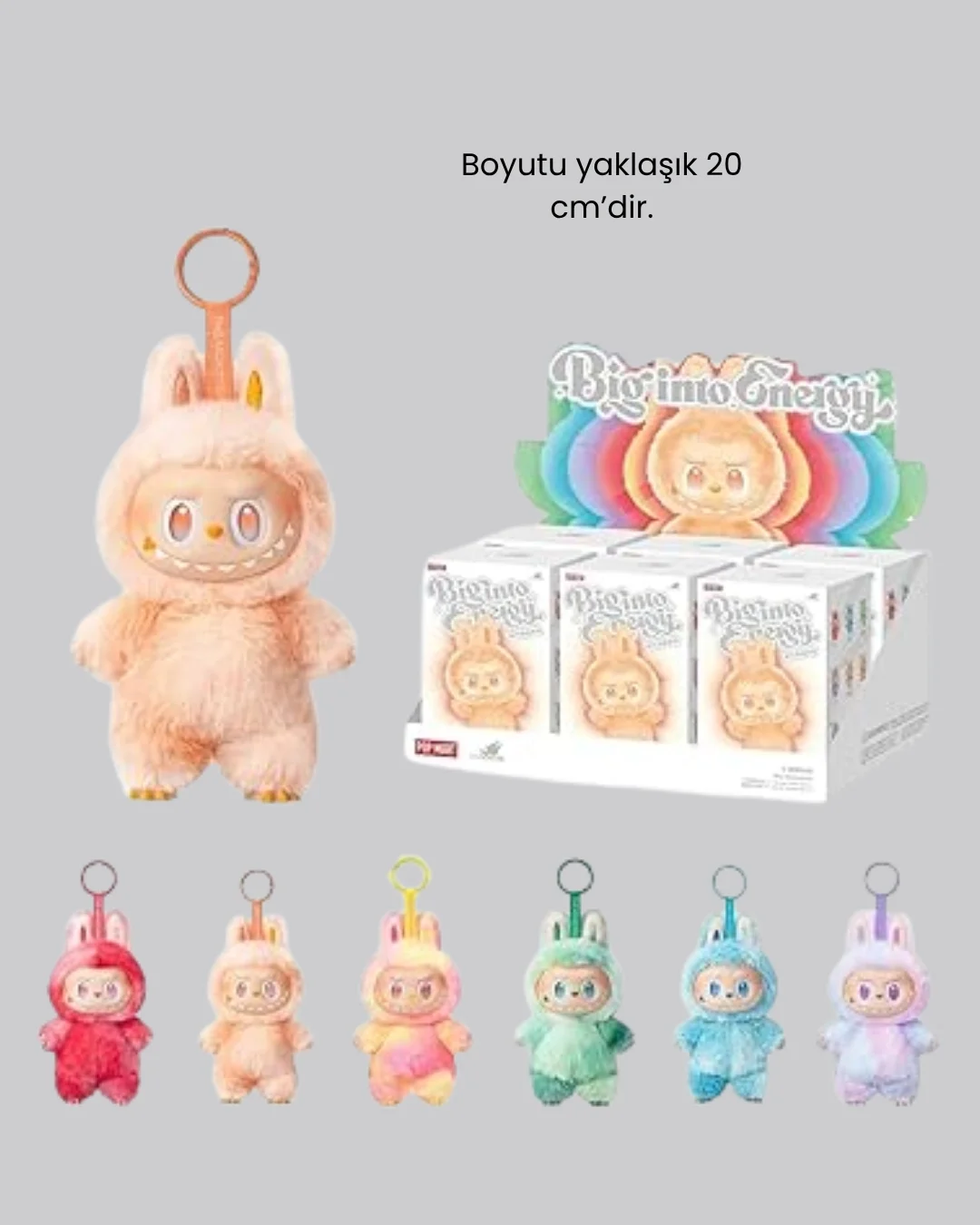 Labubu Koleksiyonluk Peluş Oyuncak – Yumuşak Kumaşlı, Dekoratif Tasarım, Hediyelik