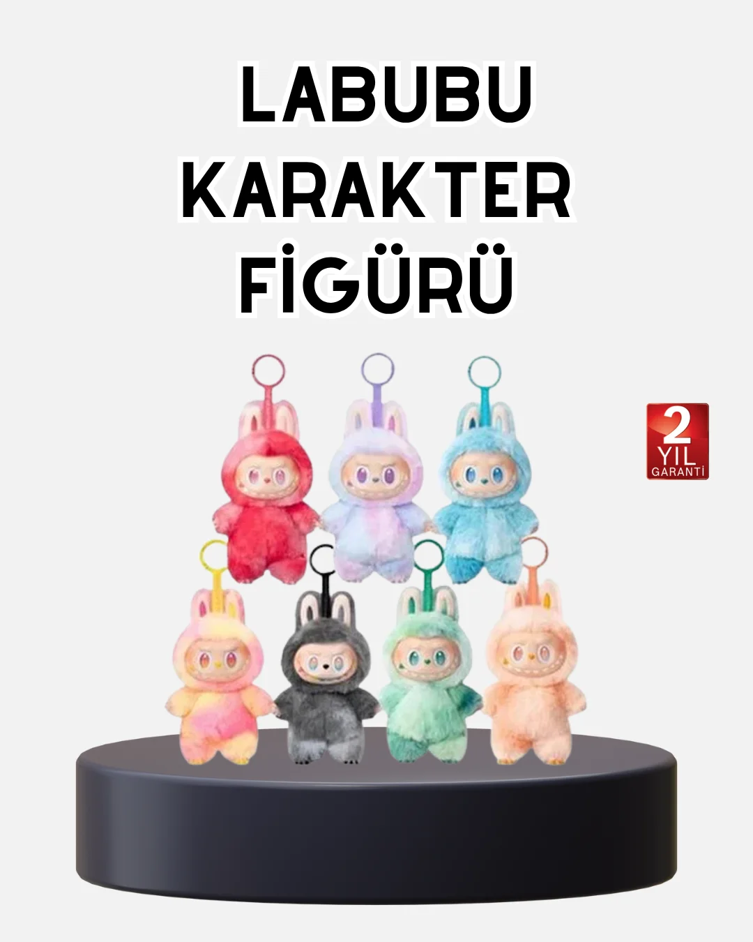 Labubu Koleksiyonluk Peluş Oyuncak – Yumuşak Kumaşlı, Dekoratif Tasarım, Hediyelik