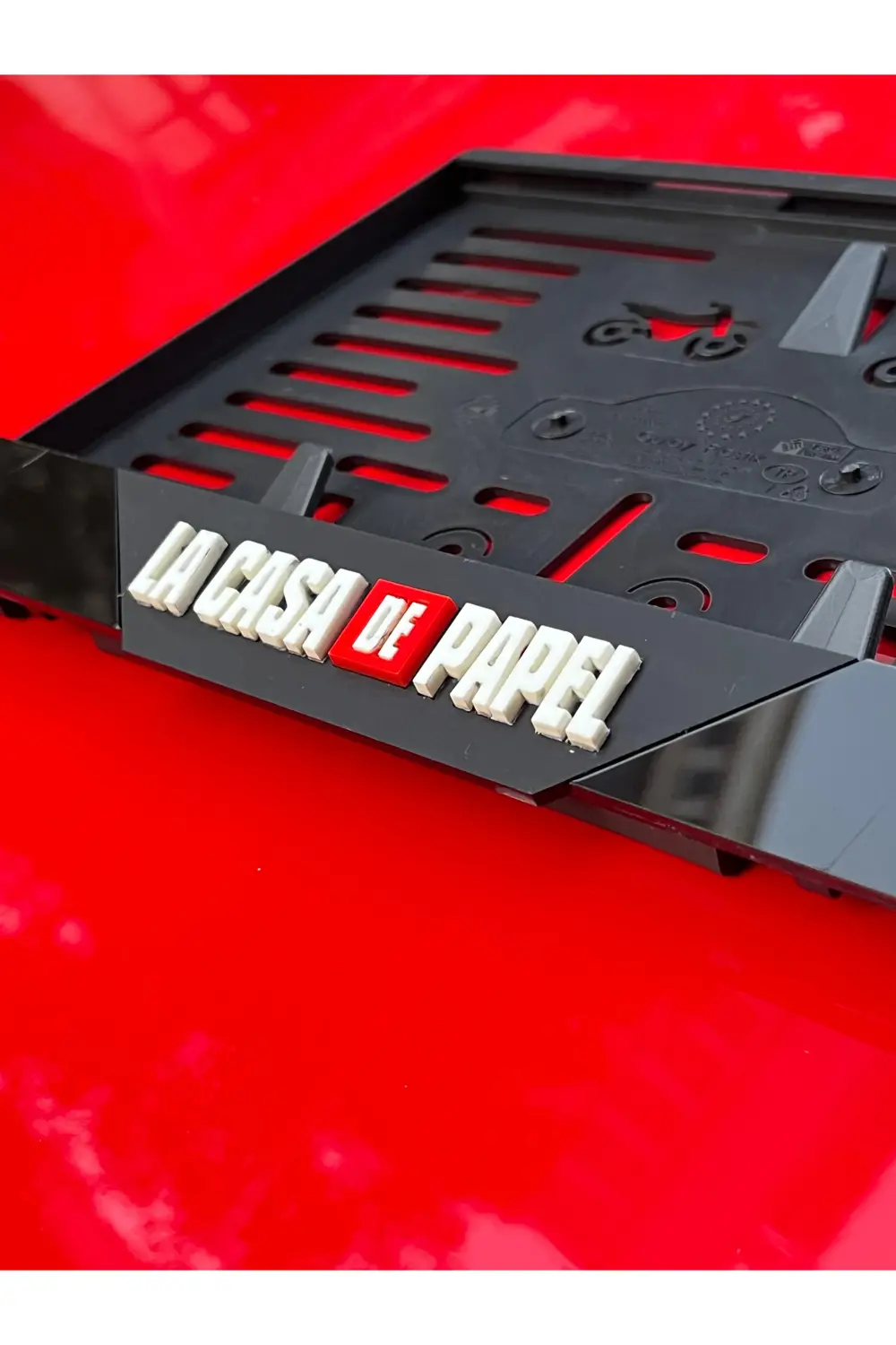 Lacasa de Motorsiklet Plakalık Mat Model