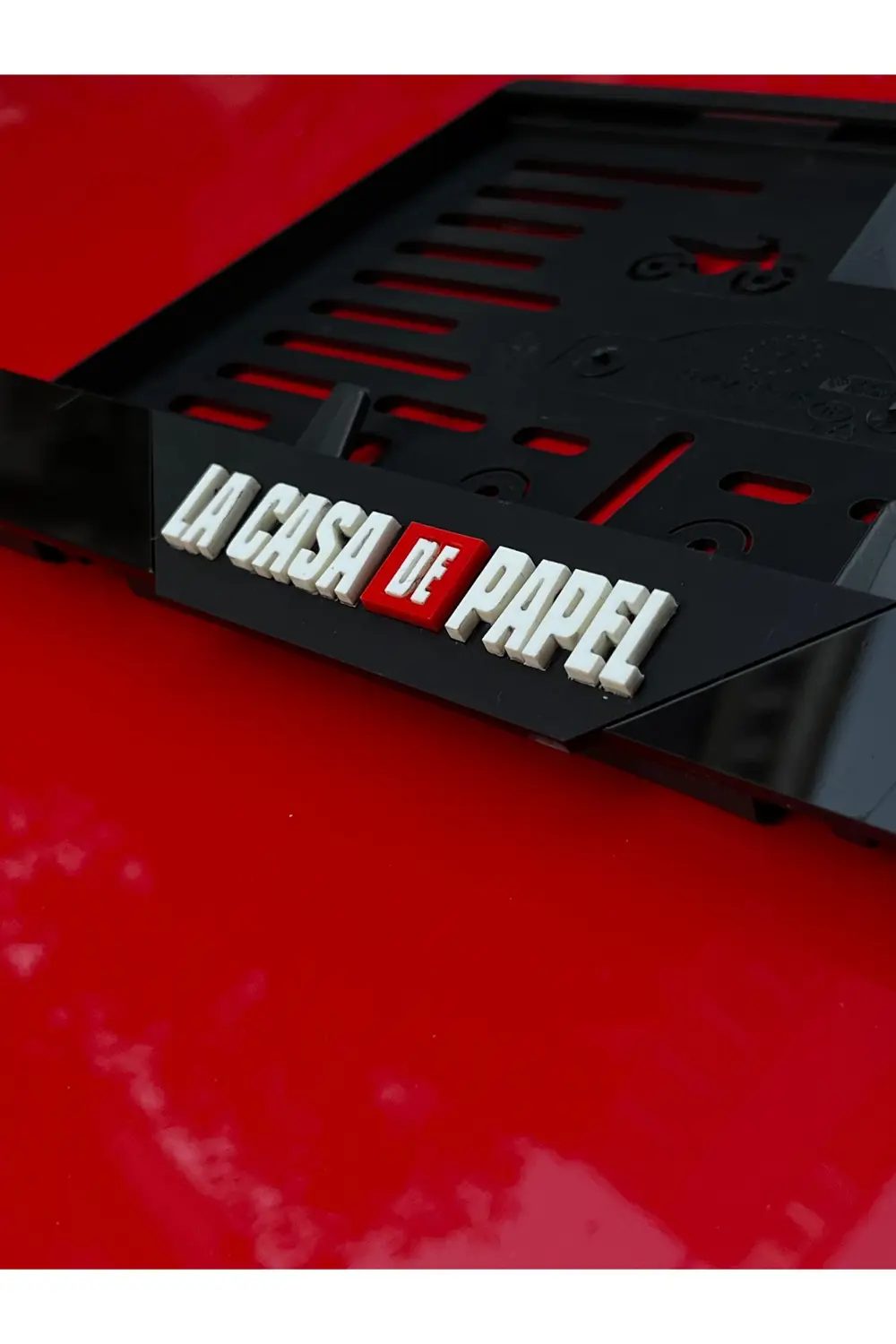Lacasa de Motorsiklet Plakalık Mat Model