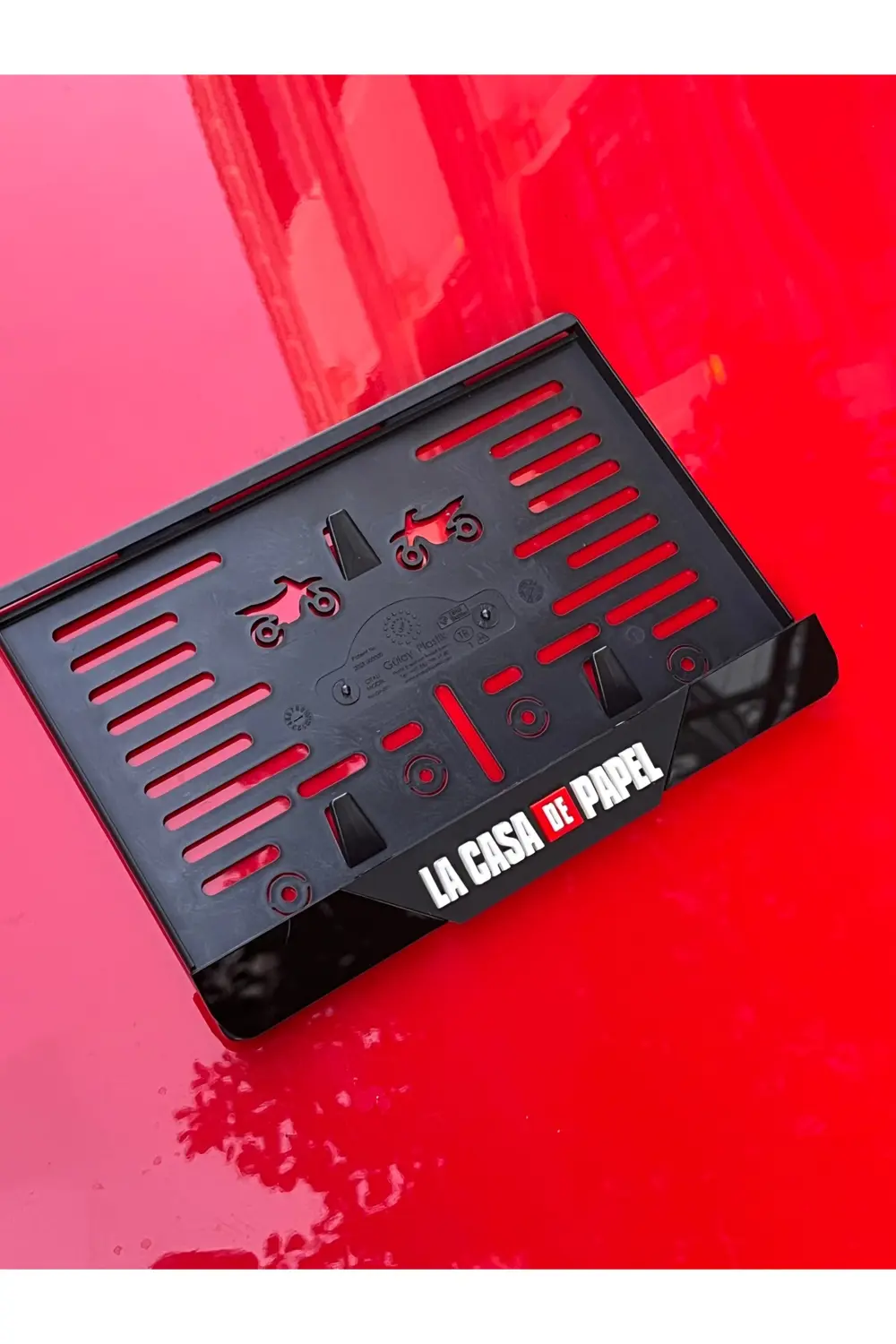 Lacasa de Motorsiklet Plakalık Mat Model