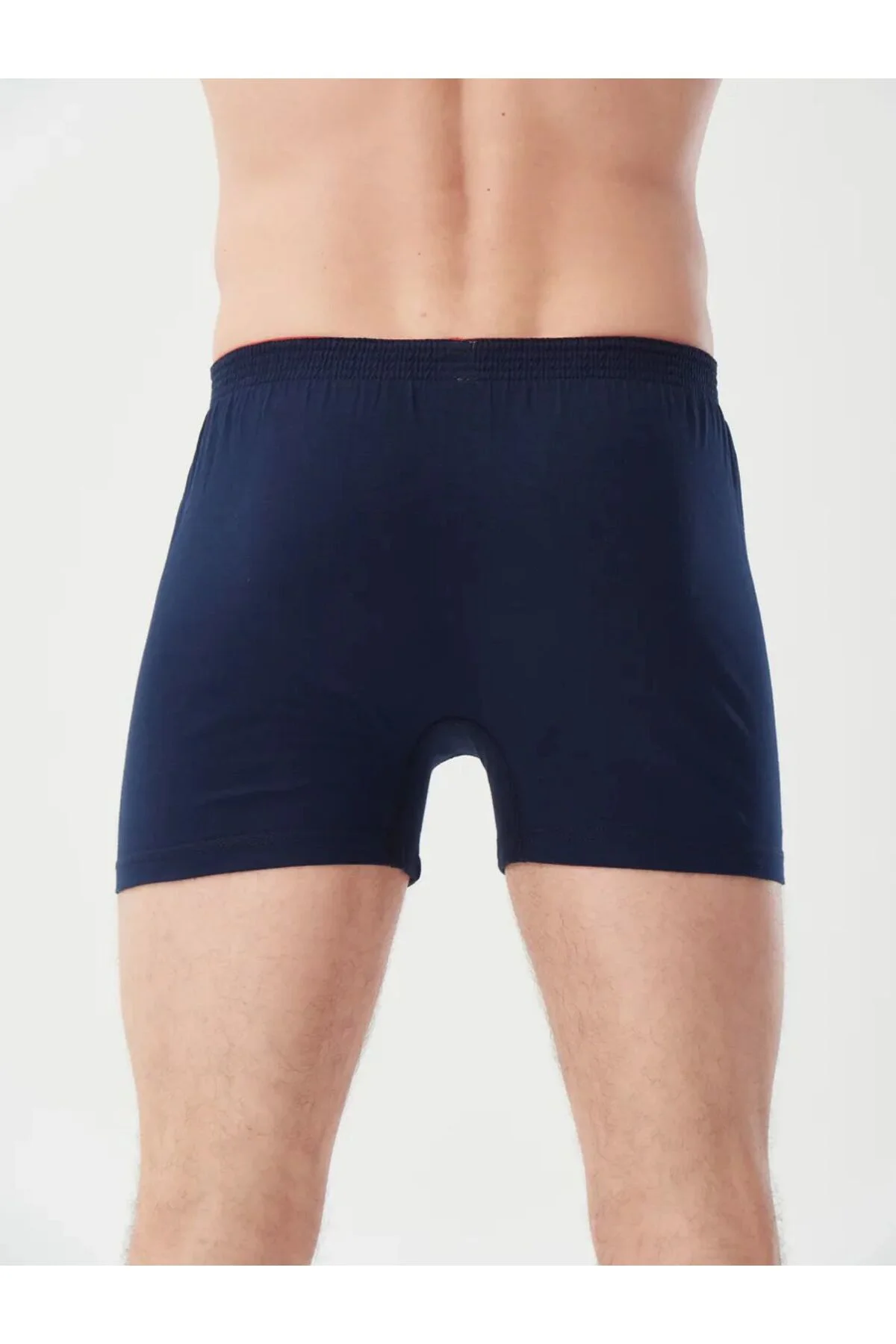 LACİVERT %100 PAMUK HAVLUBEL BOXER