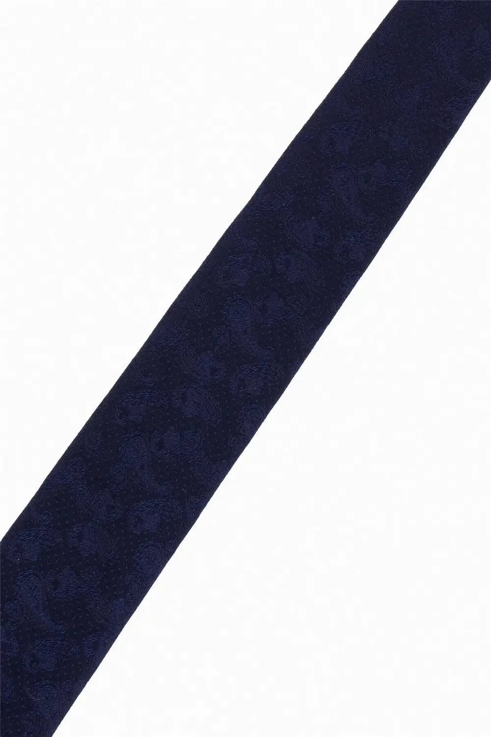 Lacivert Baskılı Kravat