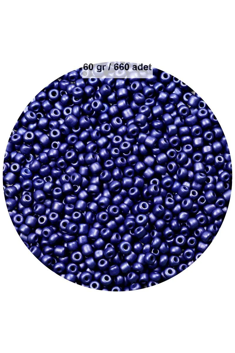 Lacivert Cam Boncuk 4mm – Oya, Yazma, Bileklik ve Kolye Yapımı İçin Premium Tohum Boncuk (660 Adet / 60g) Fiyatı, Yorumları ve Özellikleri