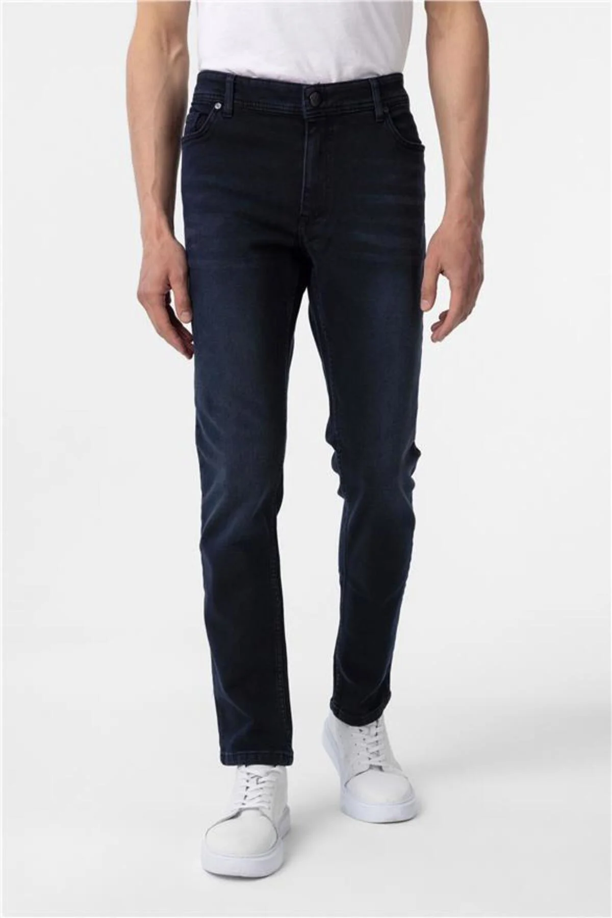 Lacivert Denim Pantolon